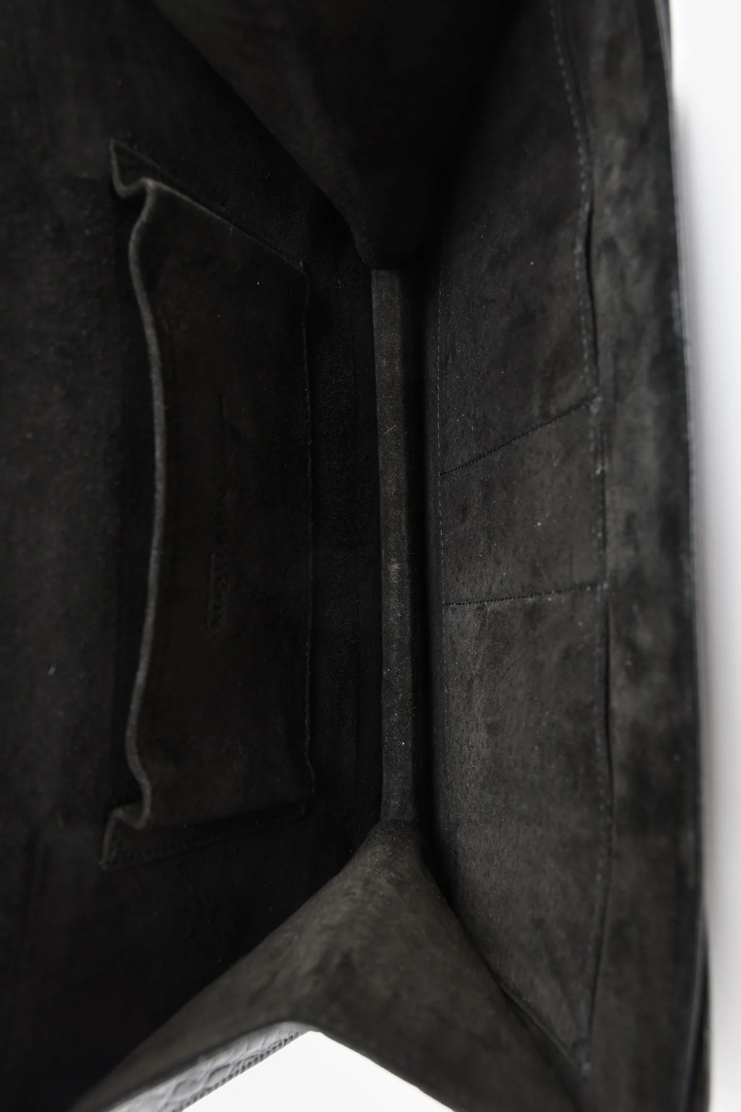 Alexander McQueen Black Croc Effect Leather Envelope Clutch - Image 6