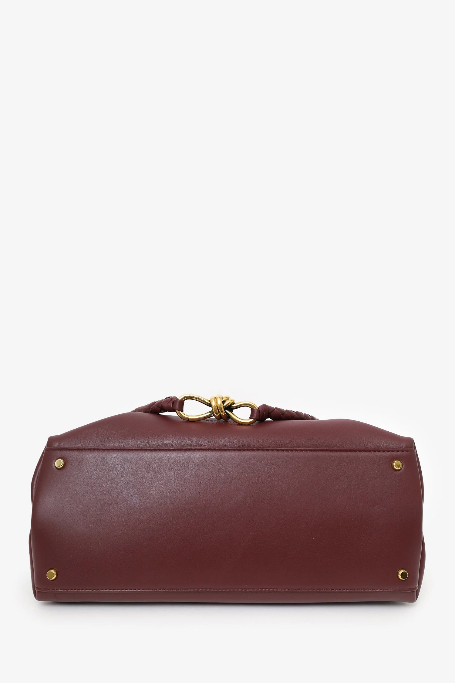 Bottega Veneta Burgundy Leather Ciao Ciao Satchel - Image 6