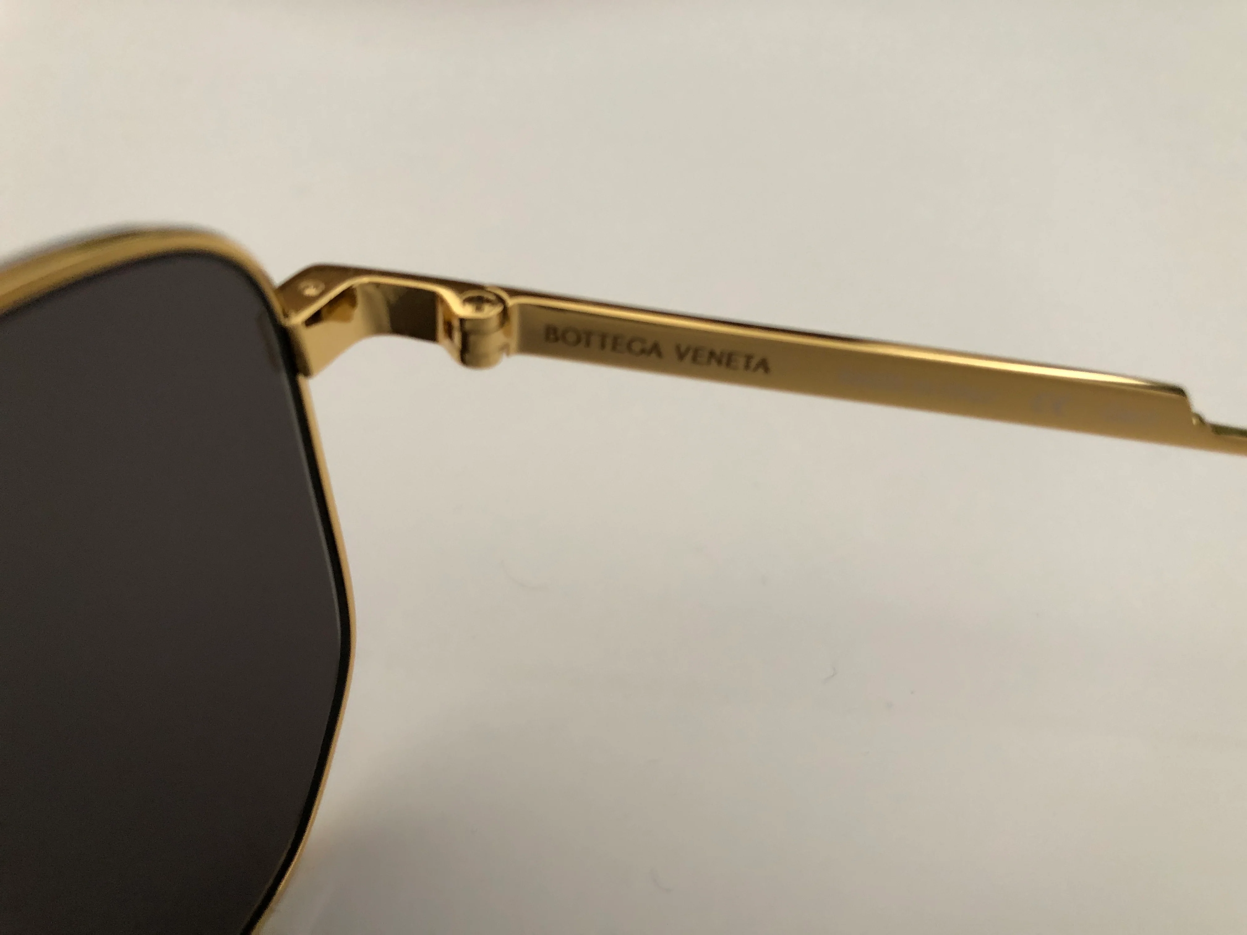 Bottega Veneta Gold Frame BV1036S Sunglasses Mens (NWT) - Image 6