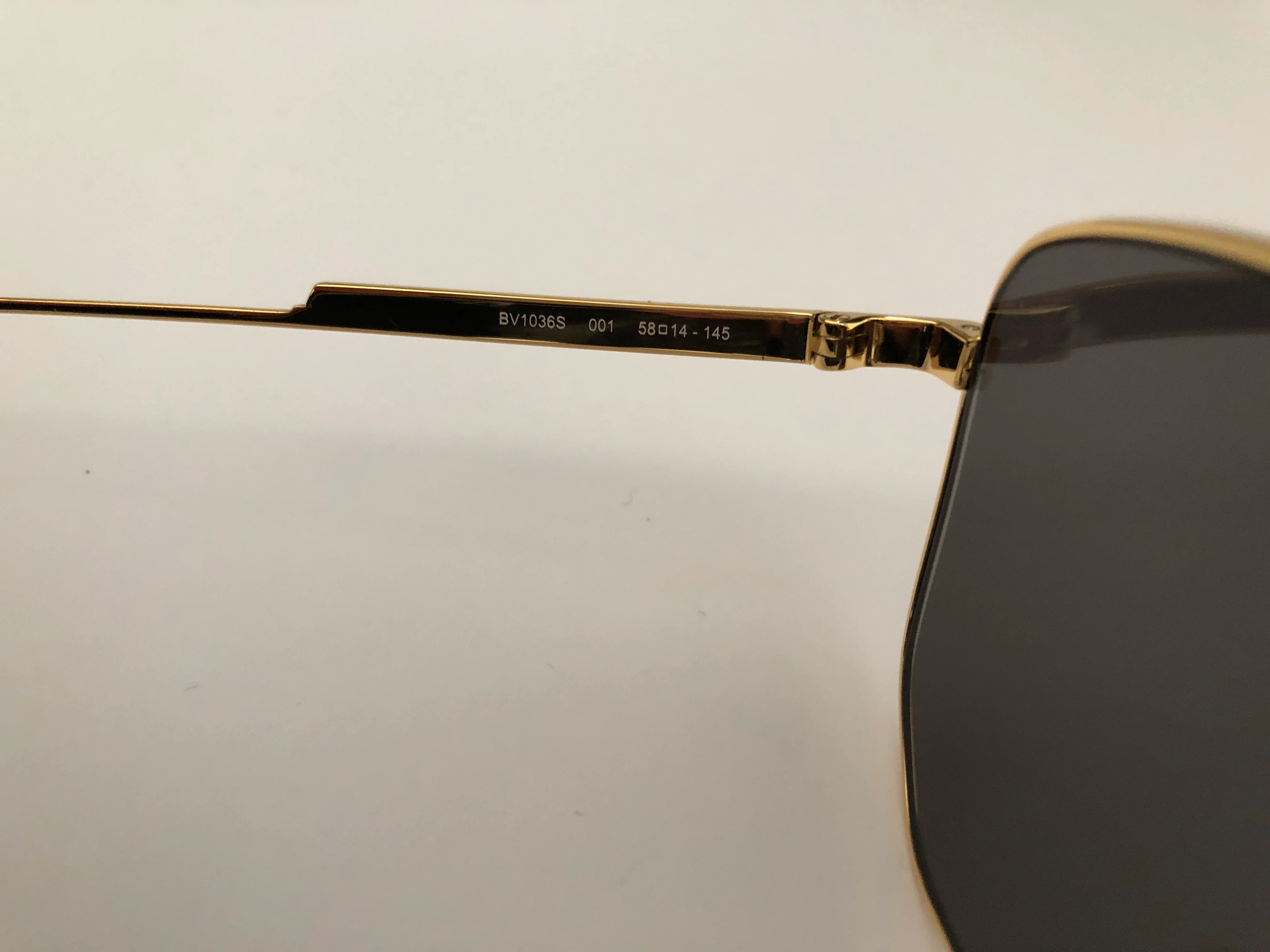 Bottega Veneta Gold Frame BV1036S Sunglasses Mens (NWT) - Image 7