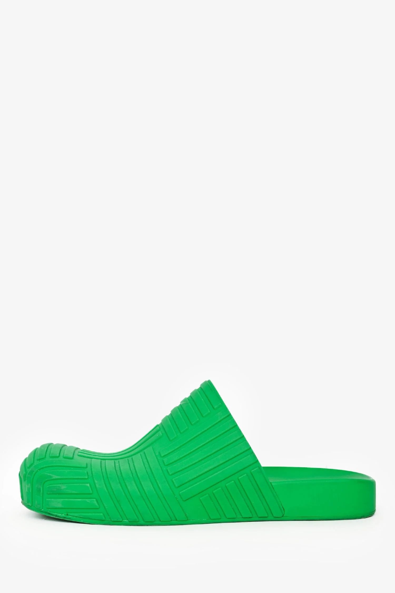 Bottega Veneta Green Rubber Mules Size 40 - Image 5