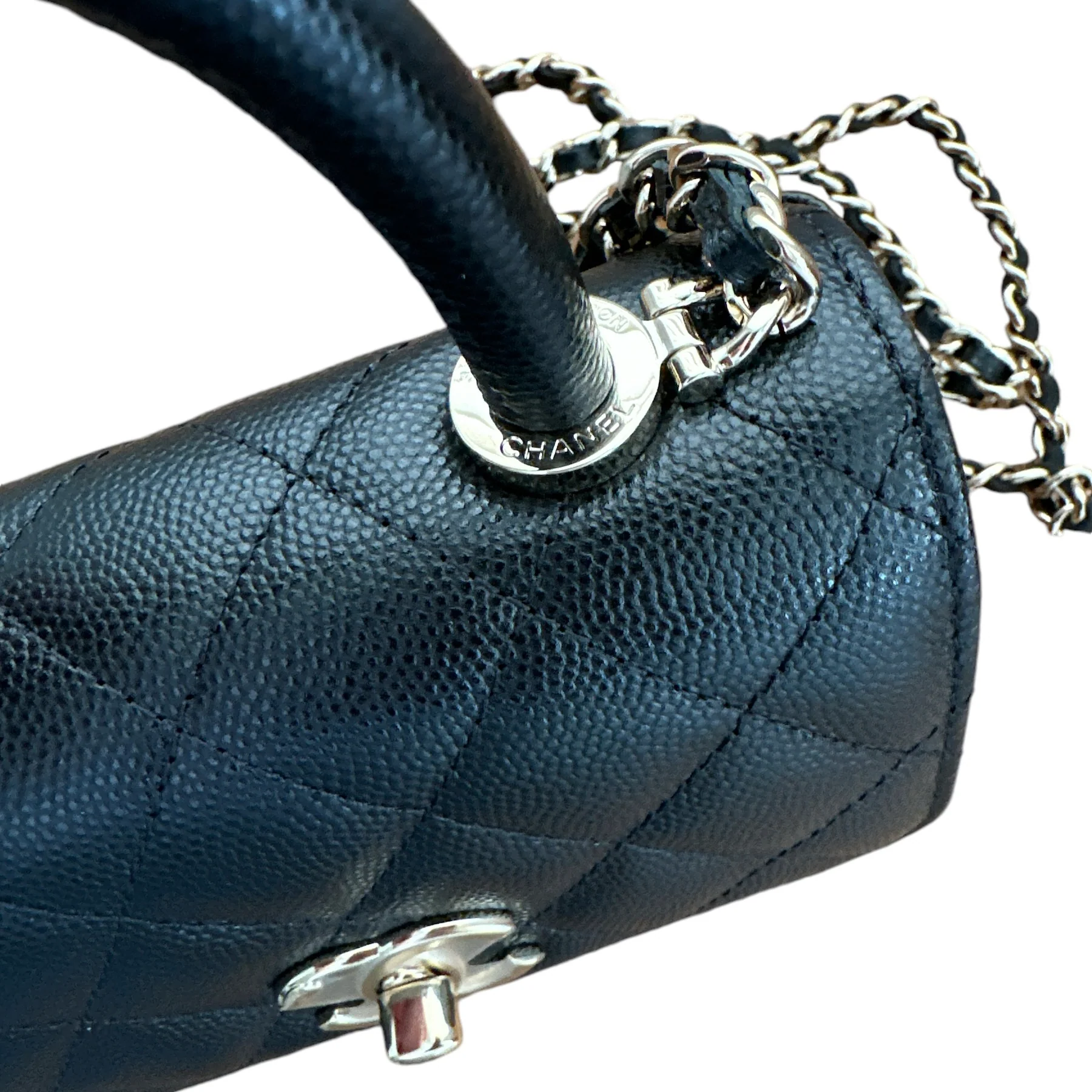 Chanel Caviar Extra Mini Coco Top Handle (NWT) - Image 5