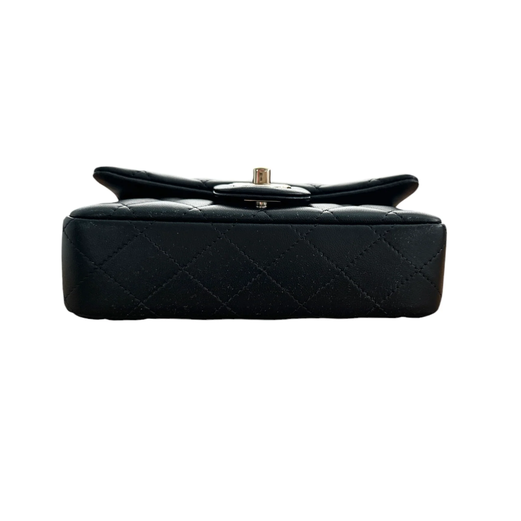 Chanel Extra Mini Rectangular Flap Bag - Black (NWT) - Image 5