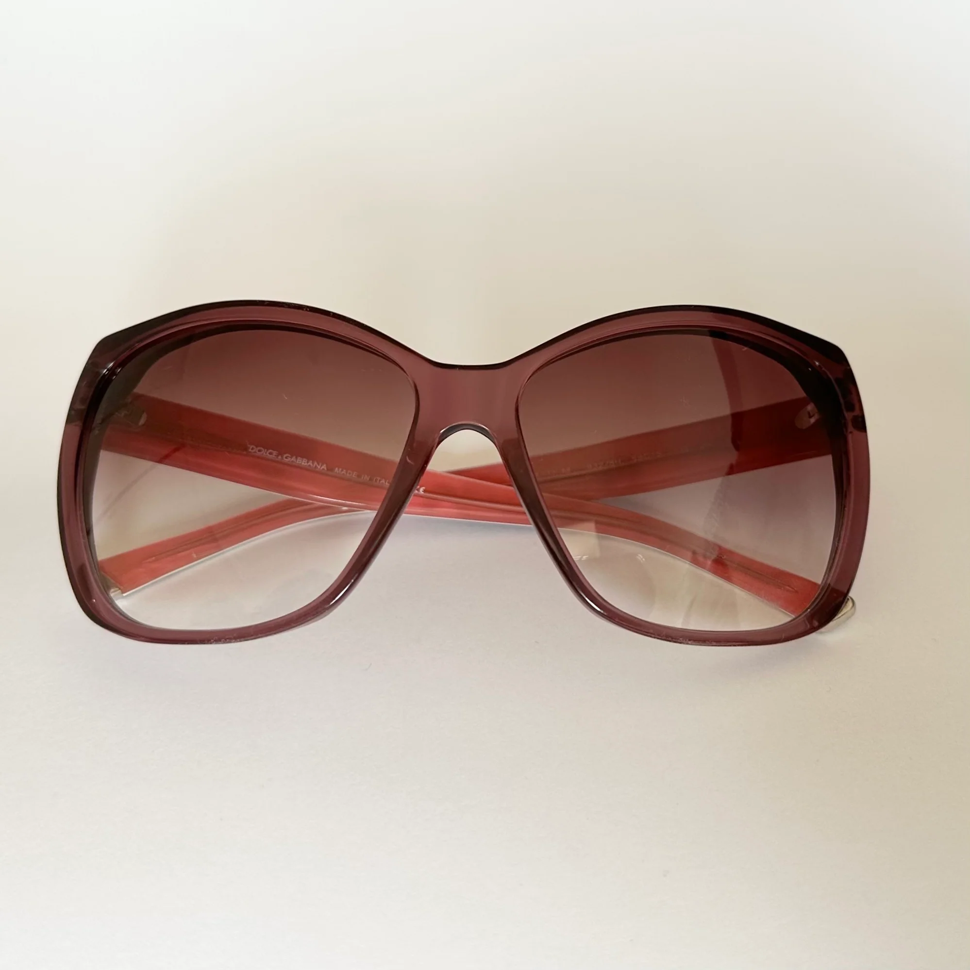 Dolce & Gabbana Pink Flowers Sunglasses - Image 8