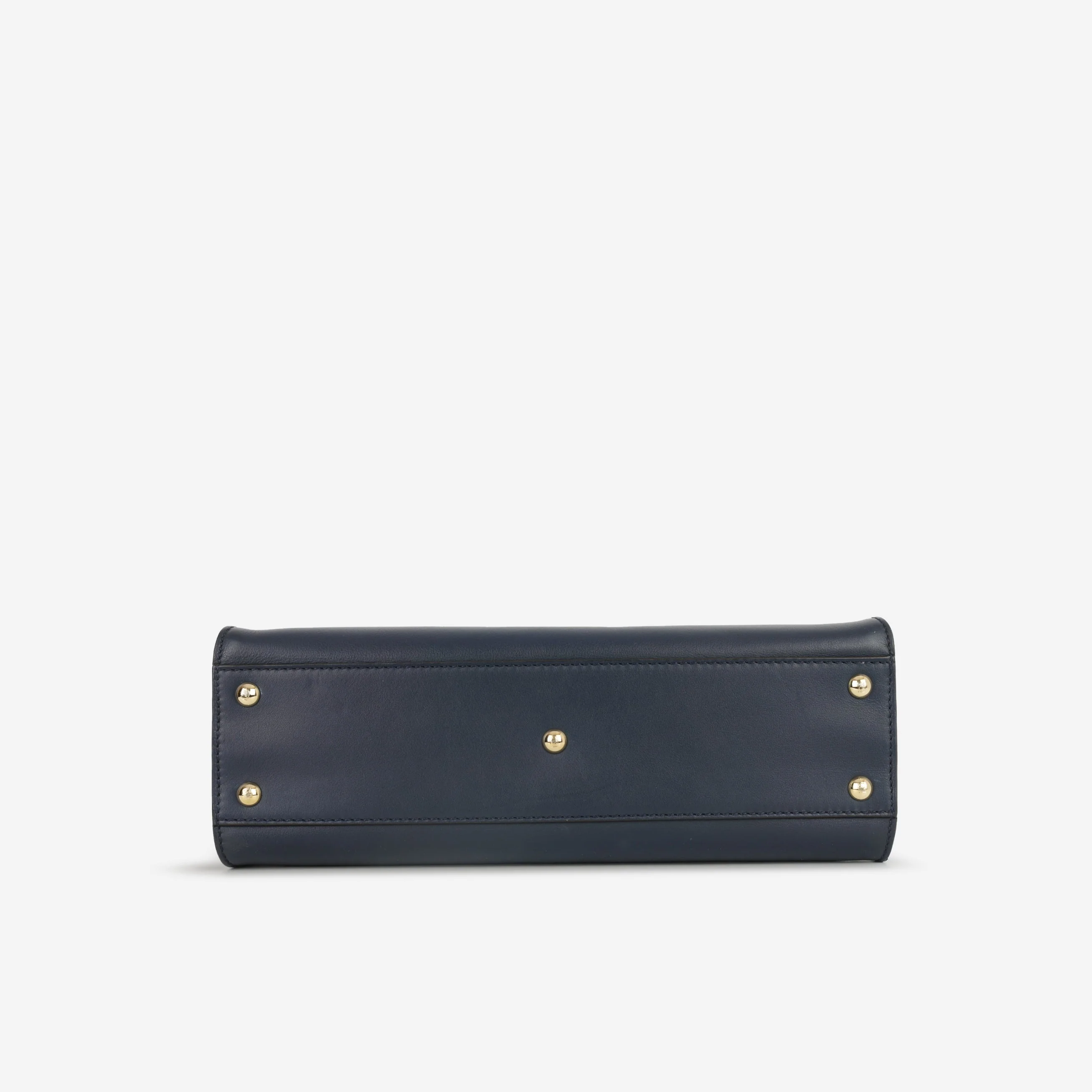 Fendi Medium Peekaboo - Navy Lambskin | Gold Hardware - Image 4