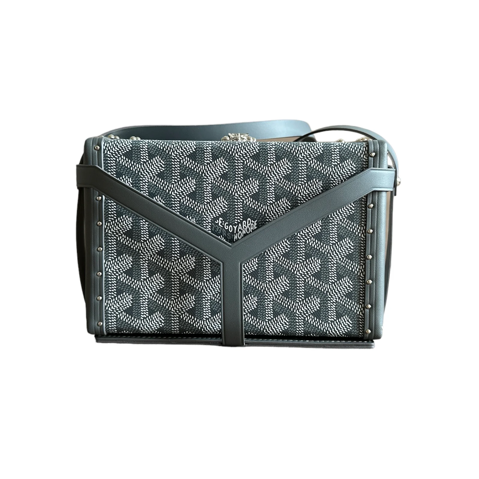 Goyard Minaudiere Trunk - Grey (NWT) - Image 3