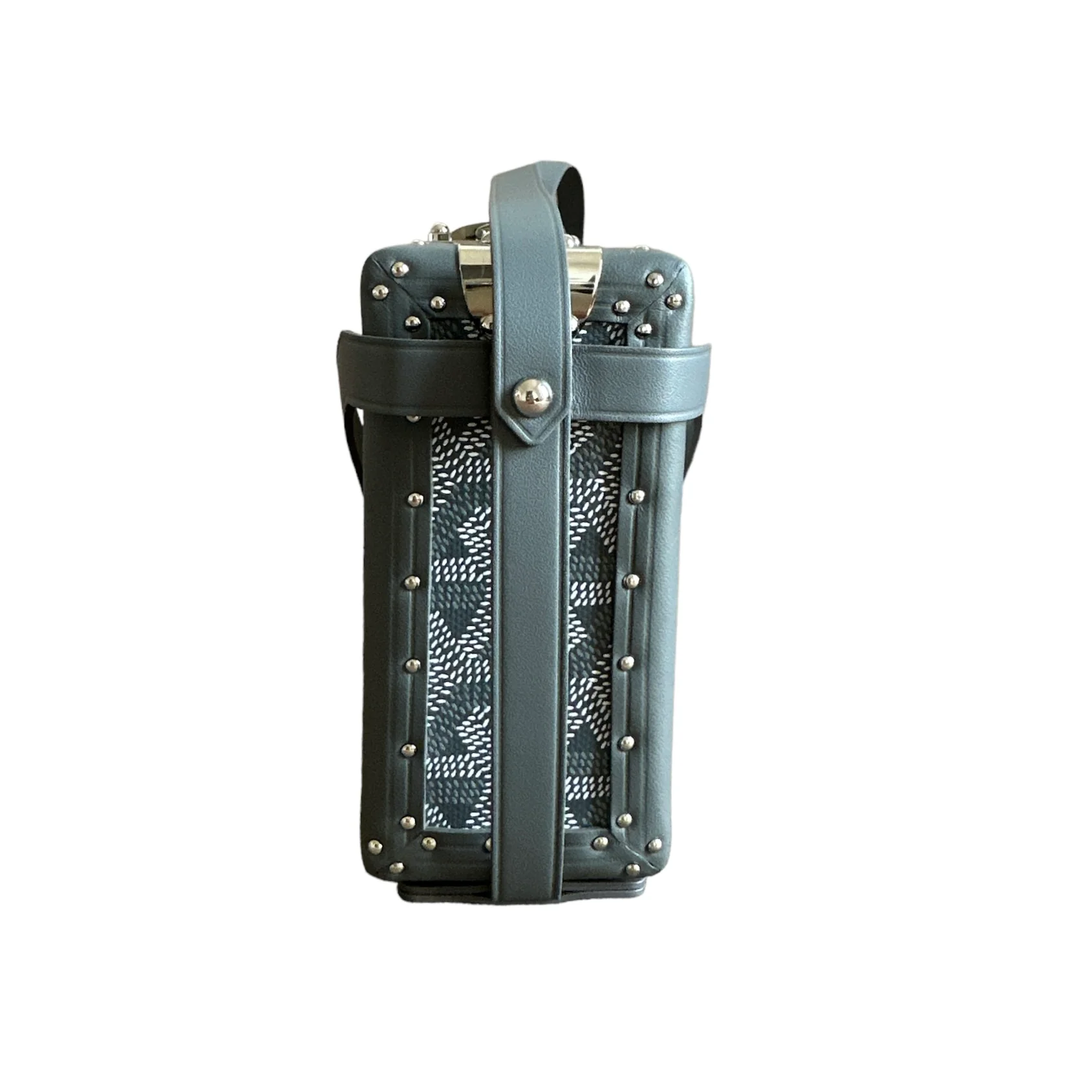 Goyard Minaudiere Trunk - Grey (NWT) - Image 6