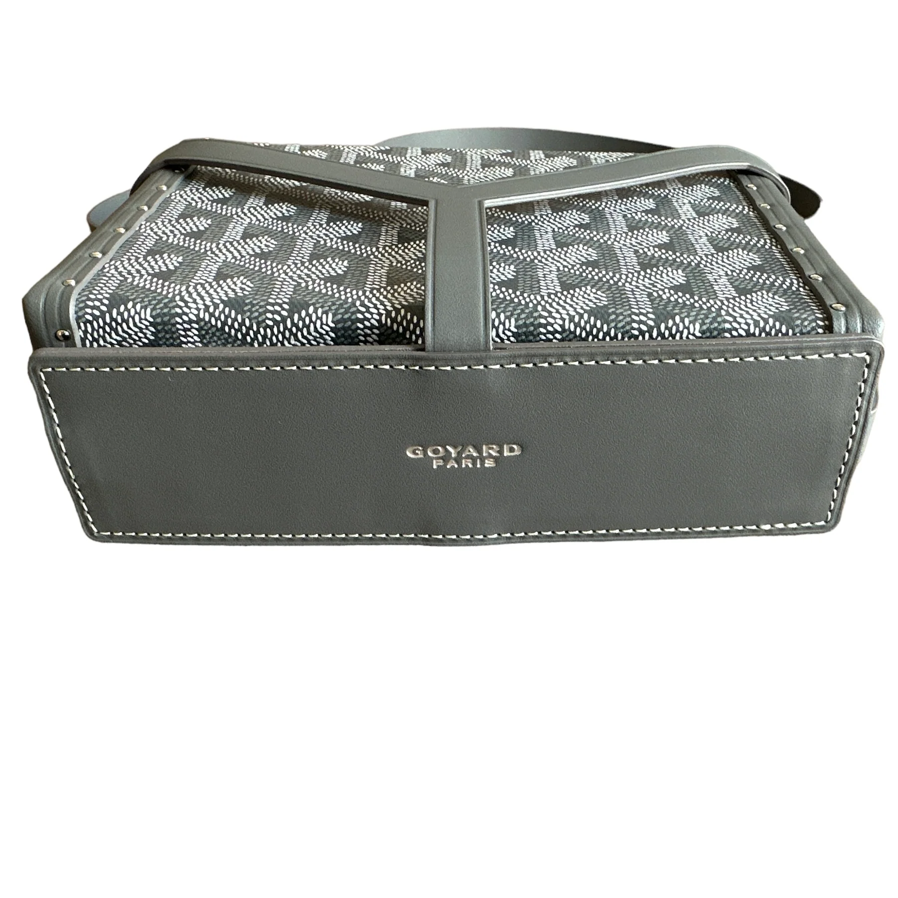 Goyard Minaudiere Trunk - Grey (NWT) - Image 8