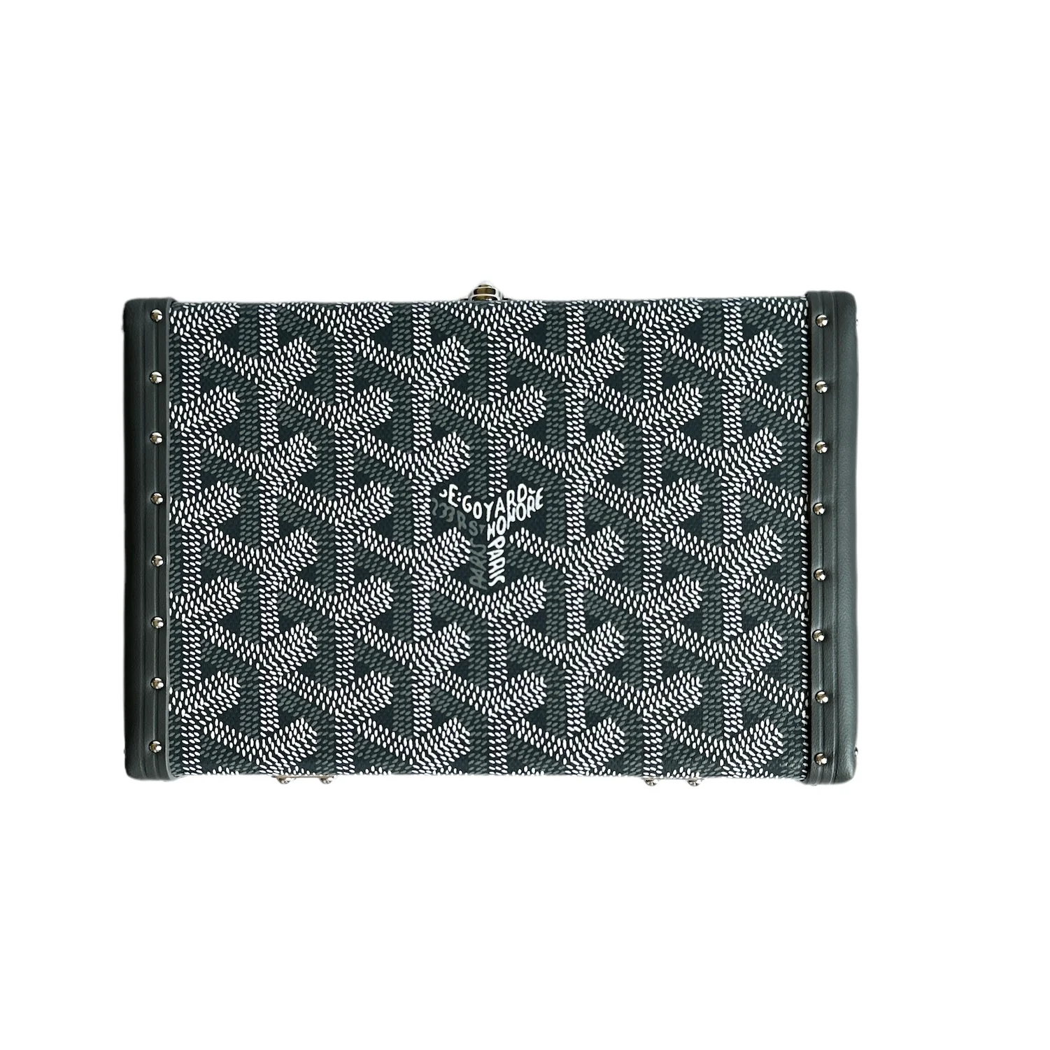 Goyard Minaudiere Trunk - Grey (NWT) - Image 9