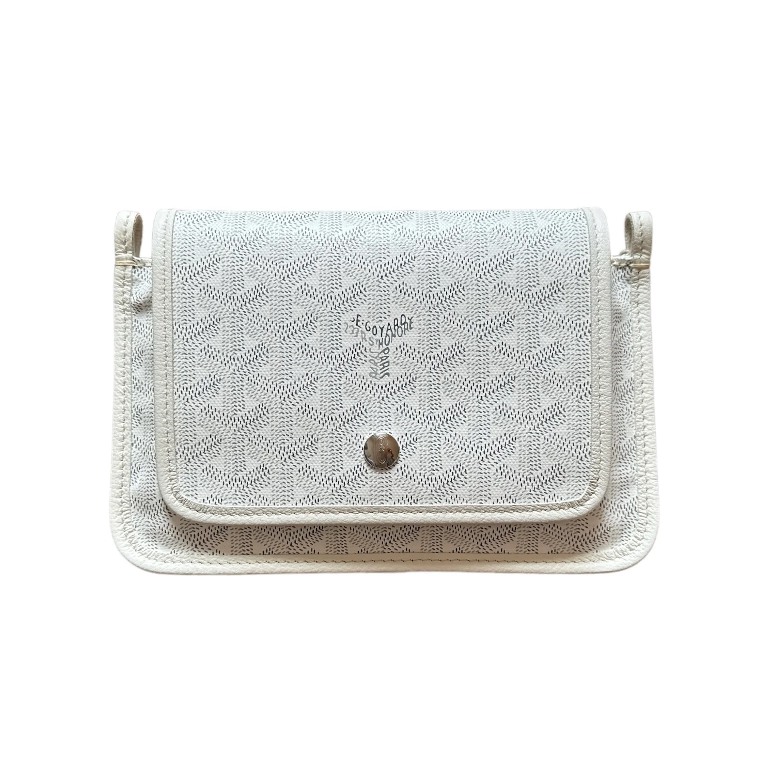 Goyard Plumet Pocket Wallet Crossbody - White (NWT) - Image 3