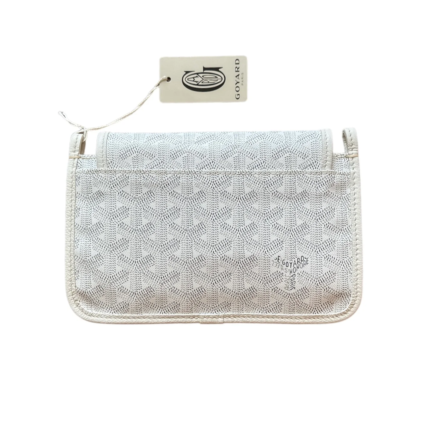 Goyard Plumet Pocket Wallet Crossbody - White (NWT) - Image 4