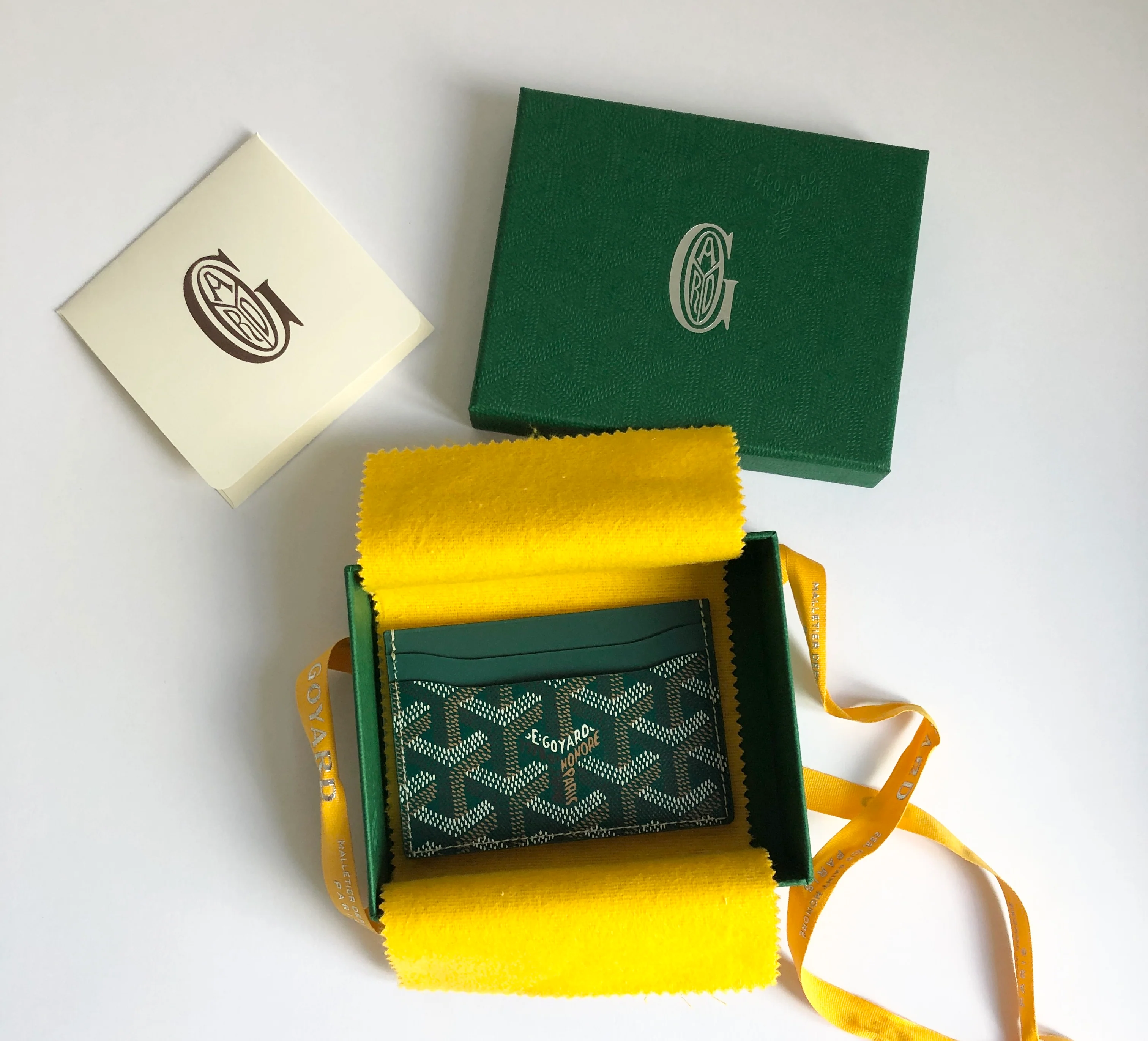 Goyard Saint Sulpice Card Holder - Green (NWT) - Image 4