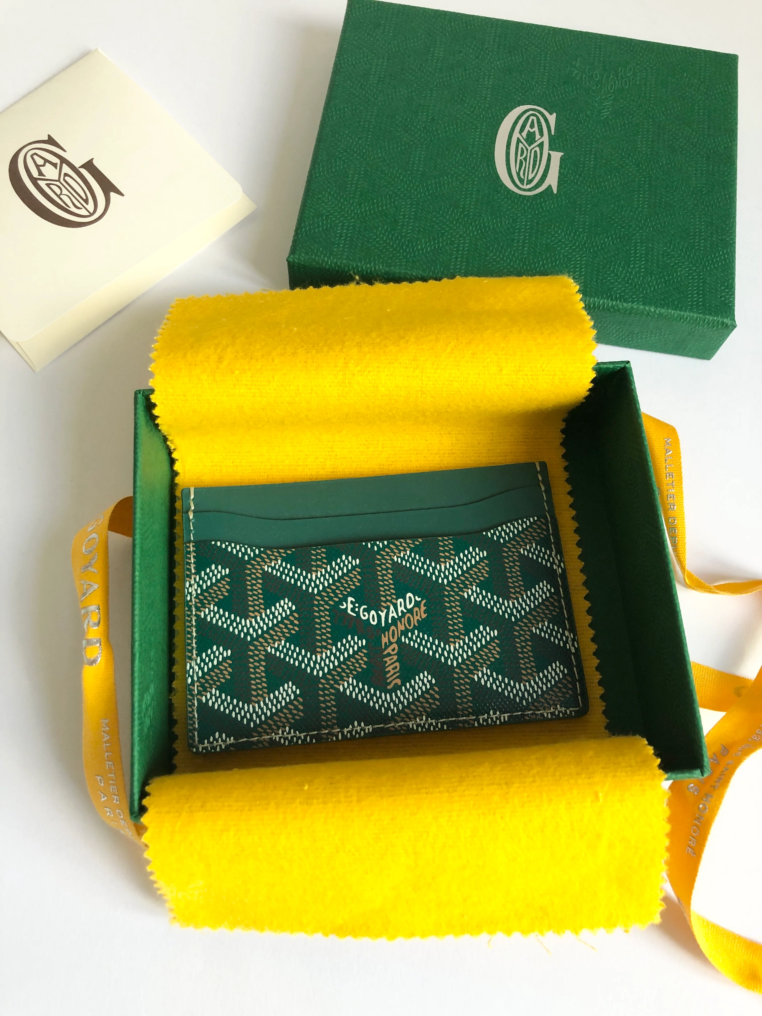 Goyard Saint Sulpice Card Holder - Green (NWT) - Image 5