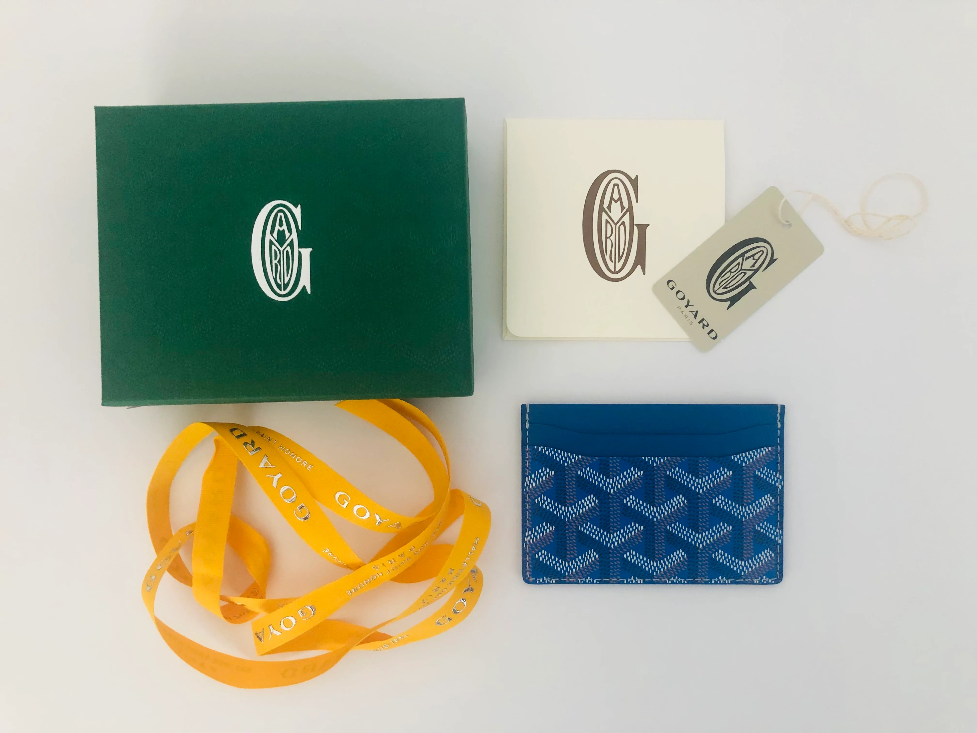 Goyard Saint Sulpice Card Holder - Sky Blue (NWT) - Image 3