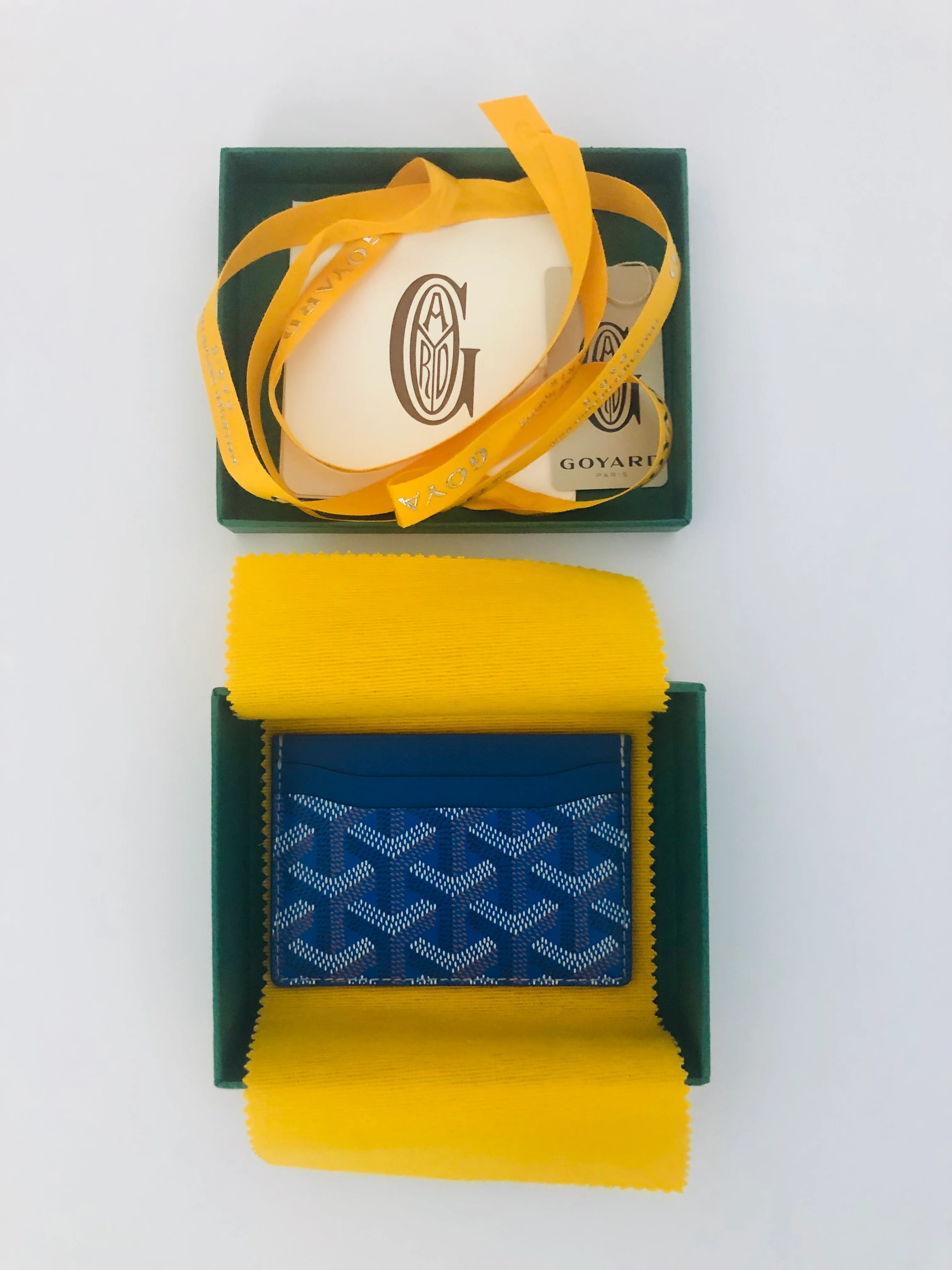 Goyard Saint Sulpice Card Holder - Sky Blue (NWT) - Image 5