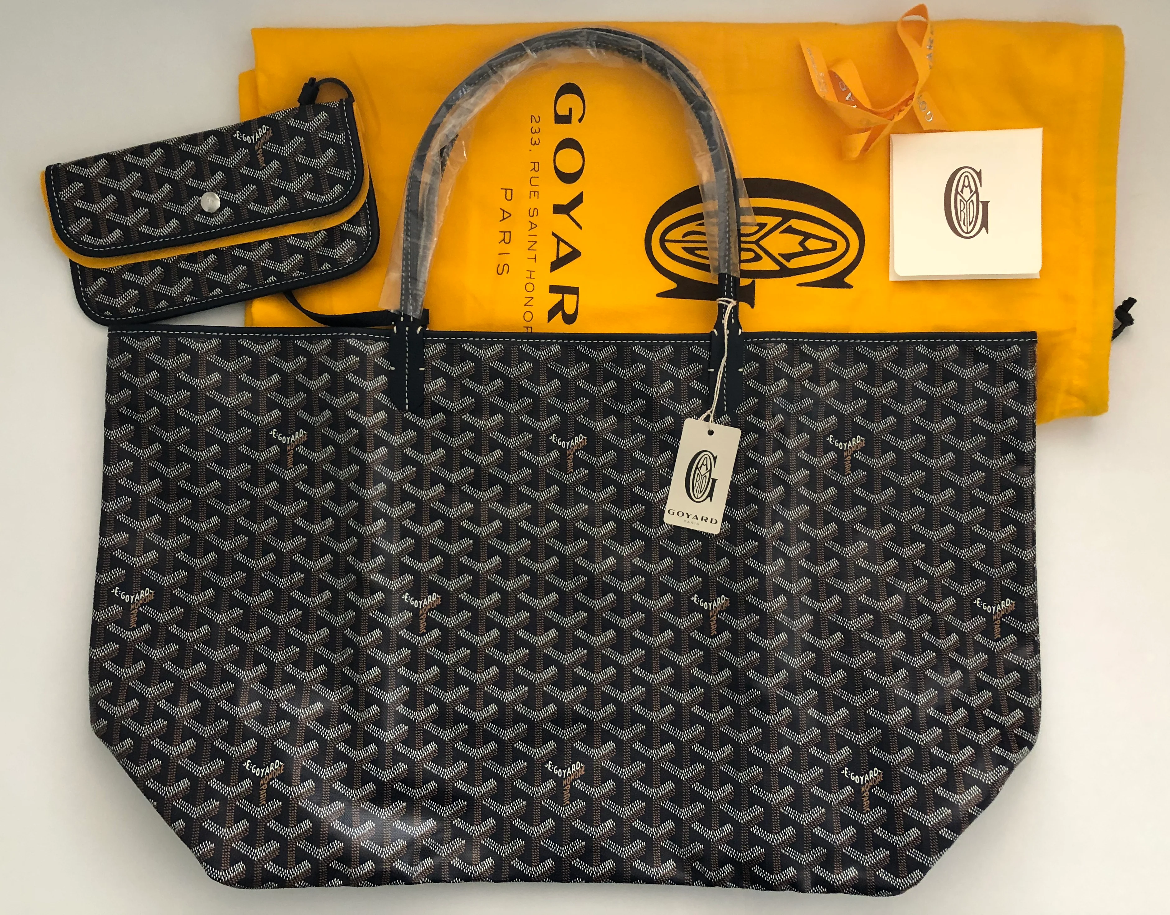 Goyard St. Louis Navy Blue GM Tote (NWT) - Image 3
