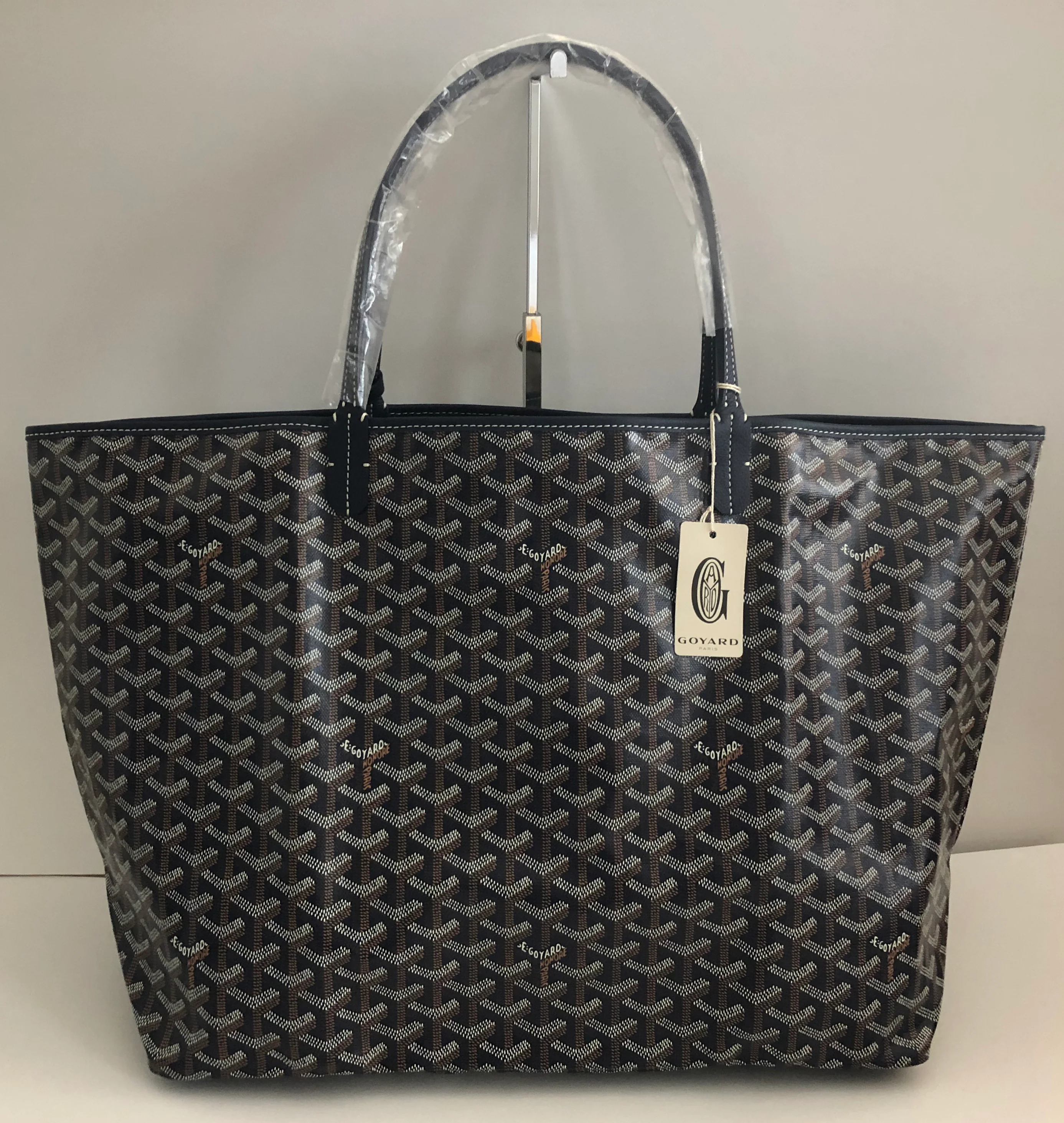 Goyard St. Louis Navy Blue GM Tote (NWT) - Image 6
