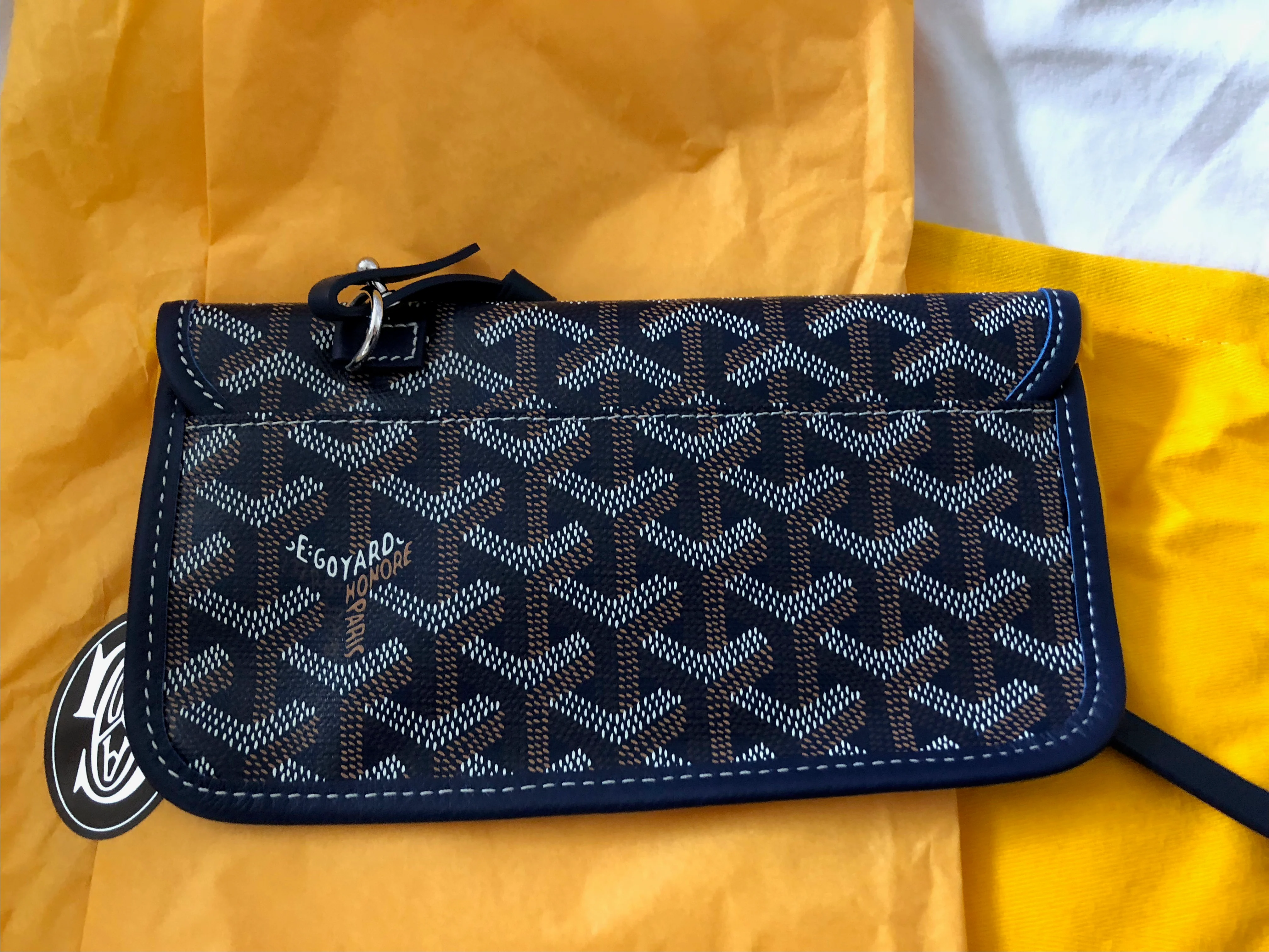 Goyard St. Louis Navy Blue PM Tote (NWT) - Image 8