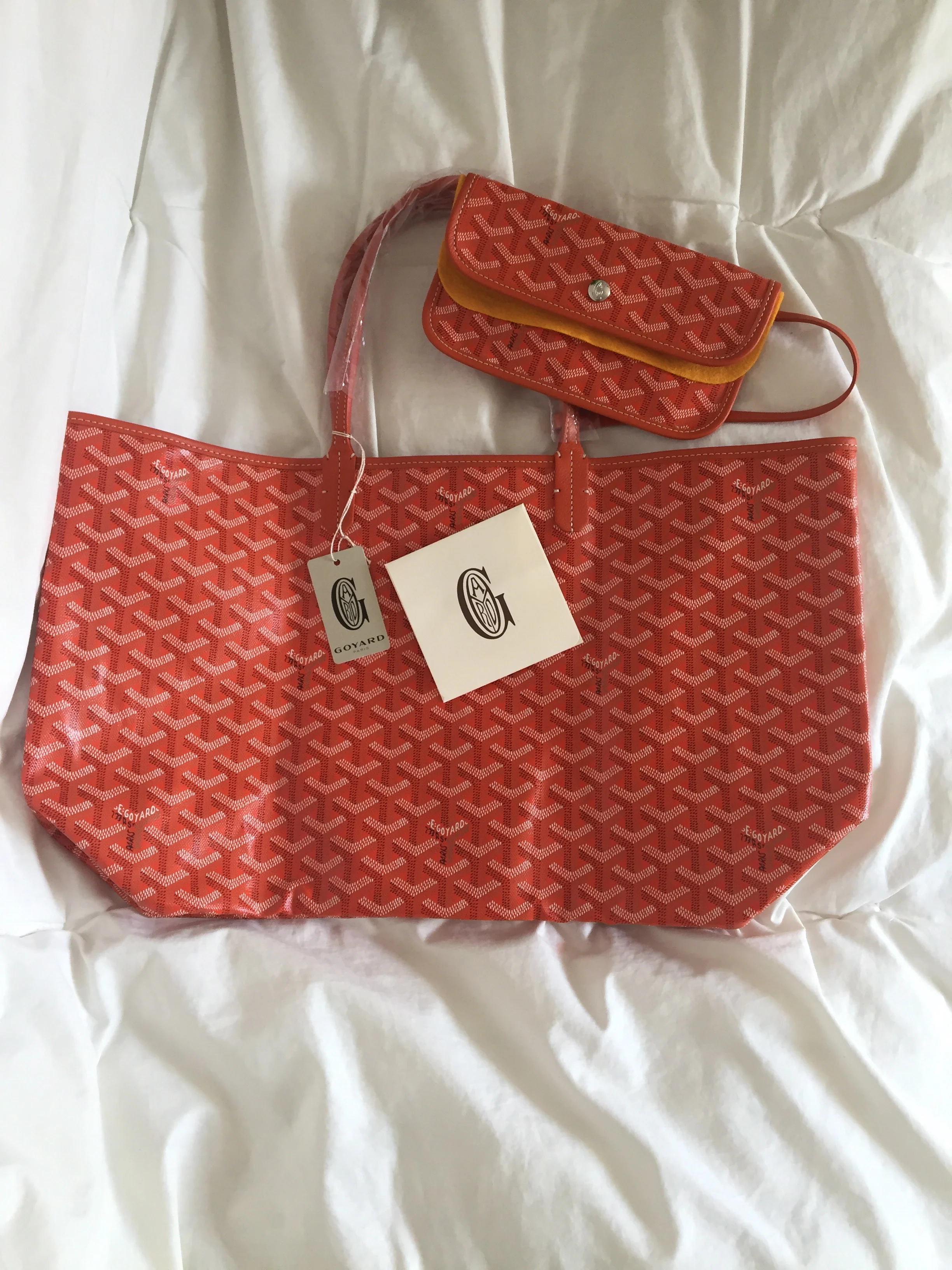 Goyard St.Louis Orange PM Tote (NWT) - Image 3