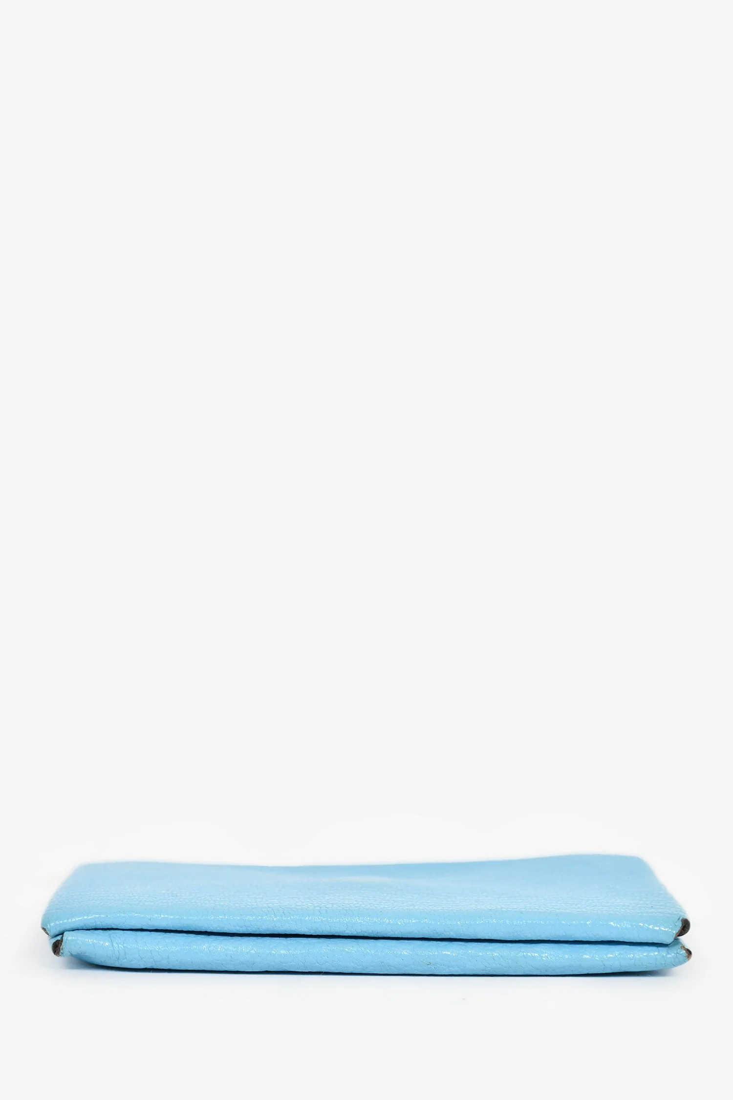 Hermes Blue/Brown Calvi Card Holder - Image 5