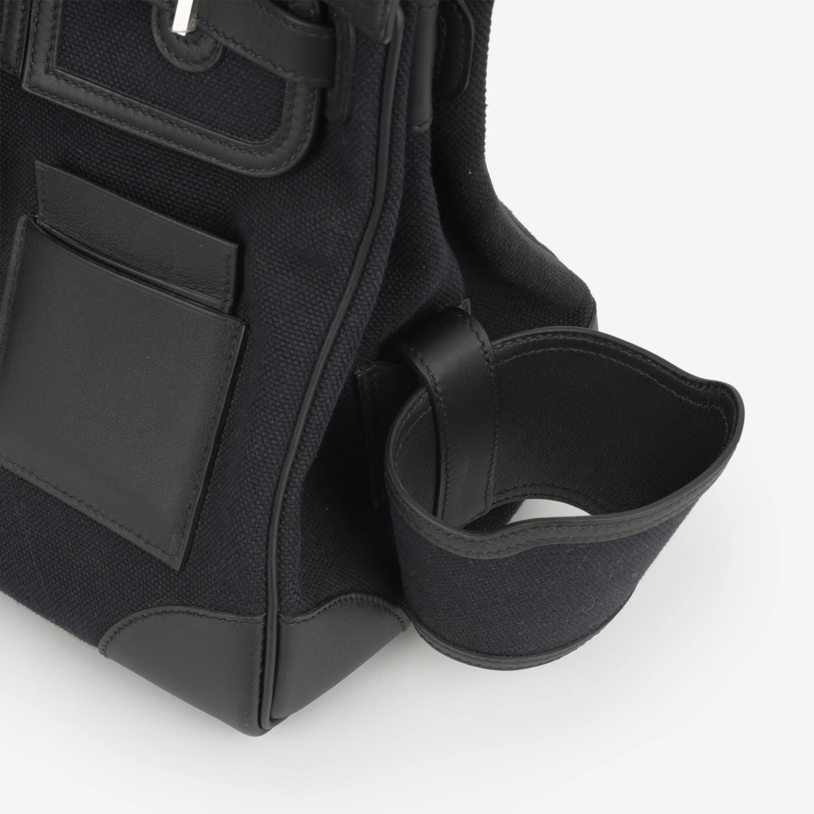 Hermès Birkin 35 Cargo - Bleu Marine Toile Goeland / Black Swift | Palladium Hardware - Image 8