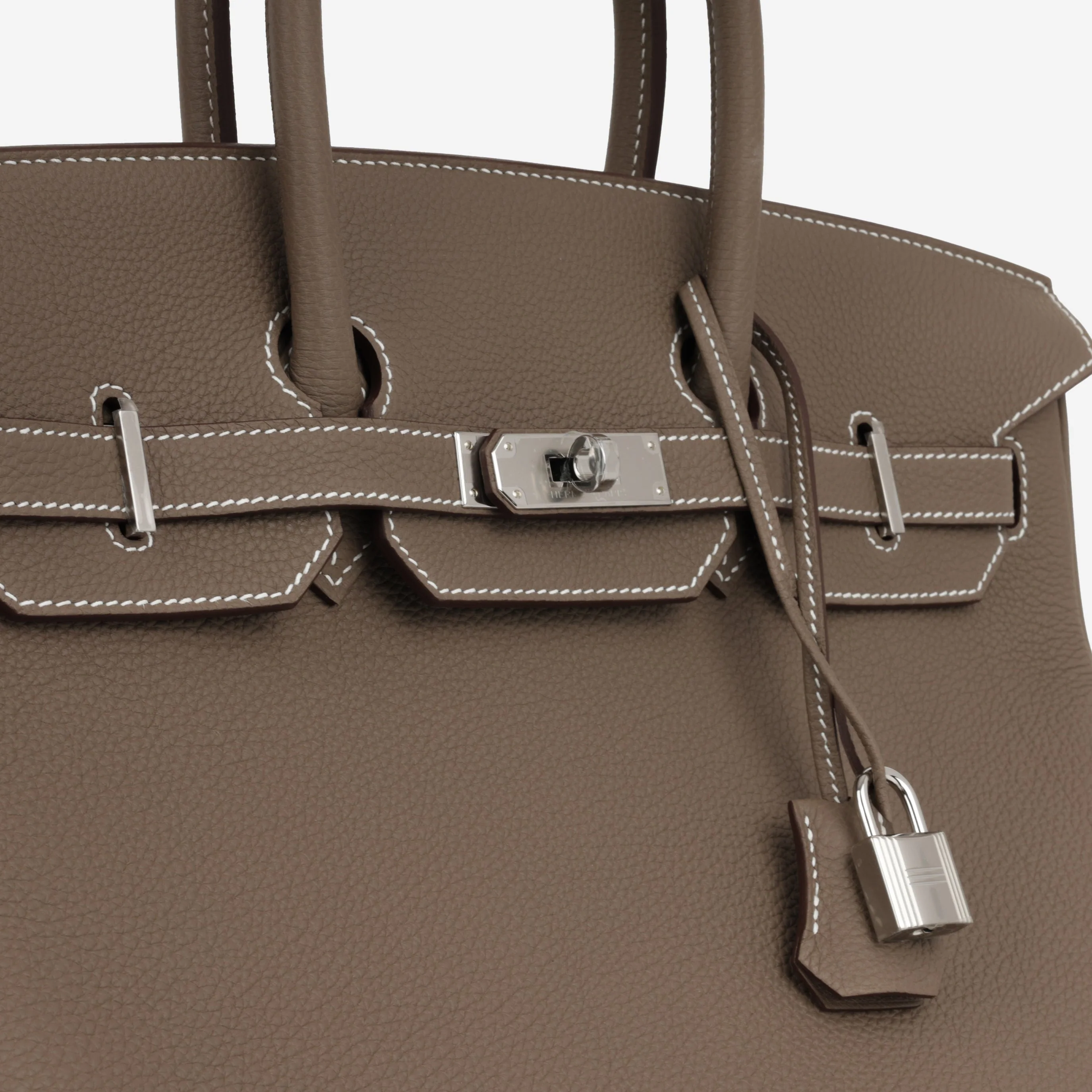 Hermès Birkin 35 - Etoupe Togo | Palladium Hardware - Image 7