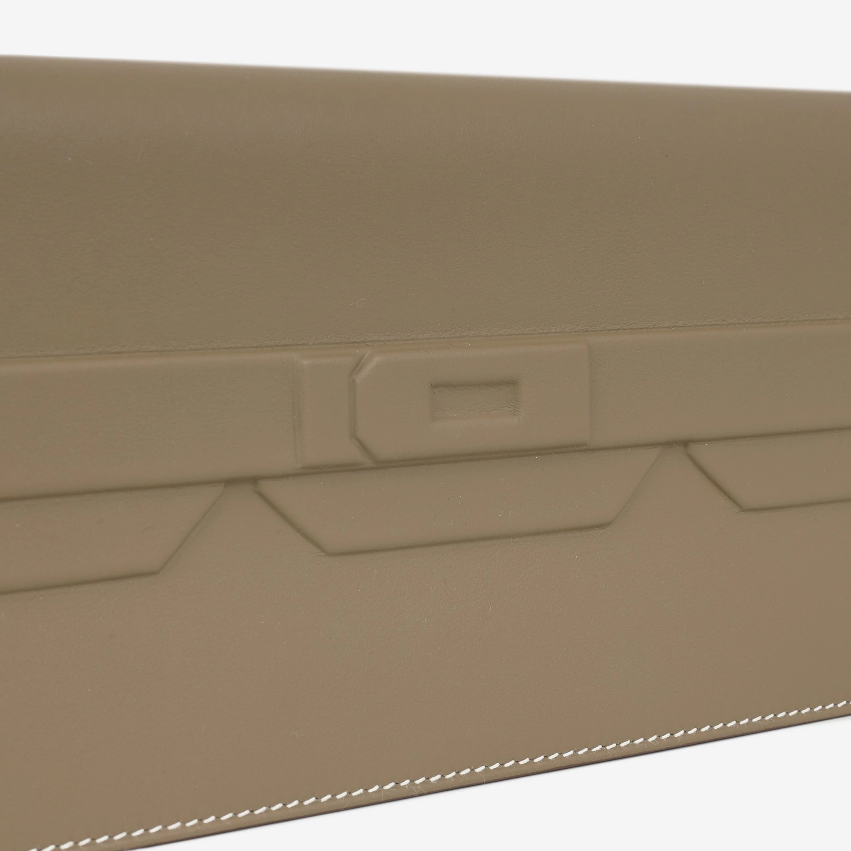 Hermès Birkin Shadow Clutch - Etoupe - Image 7