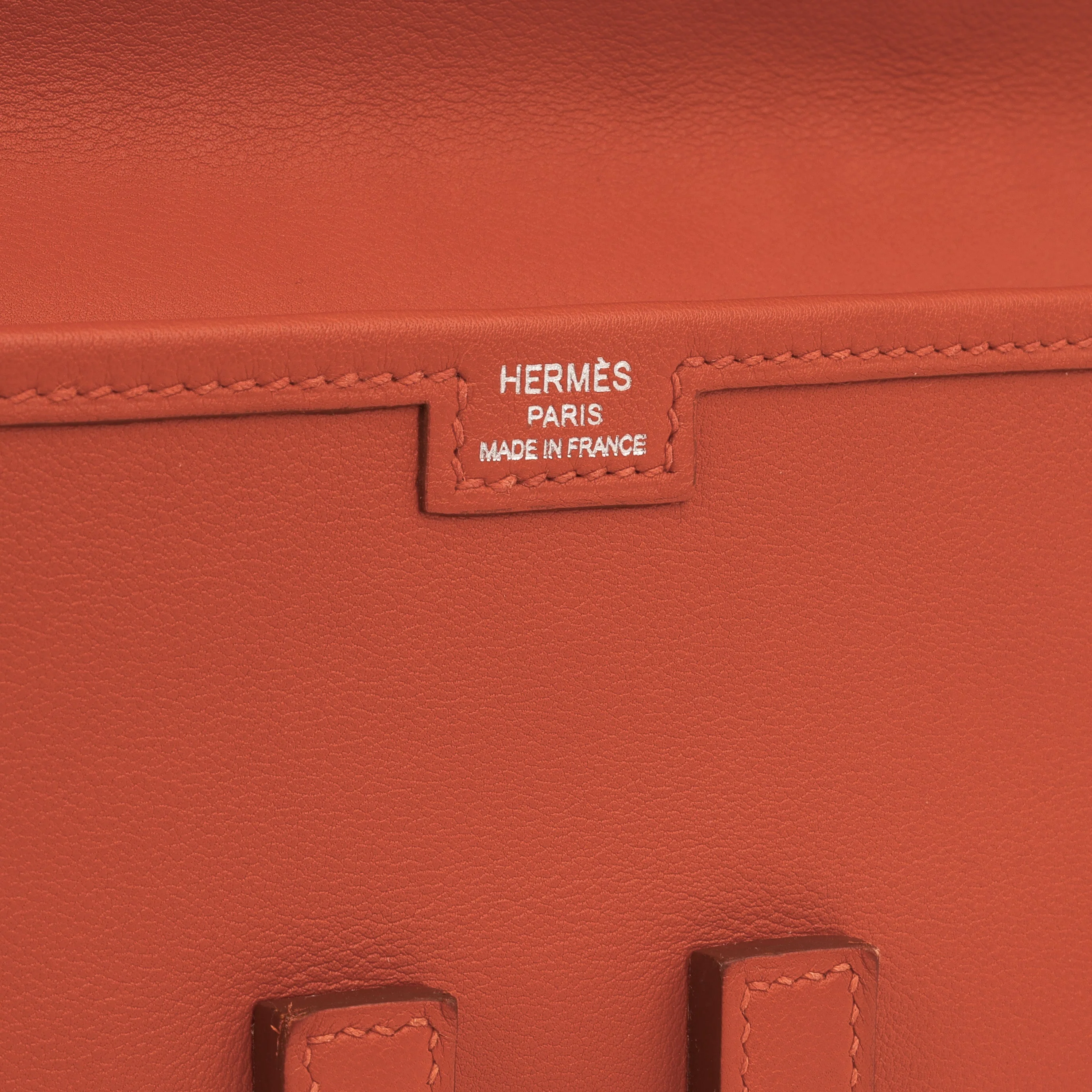 Hermès Jige Clutch 29 - Orange Field - Image 5