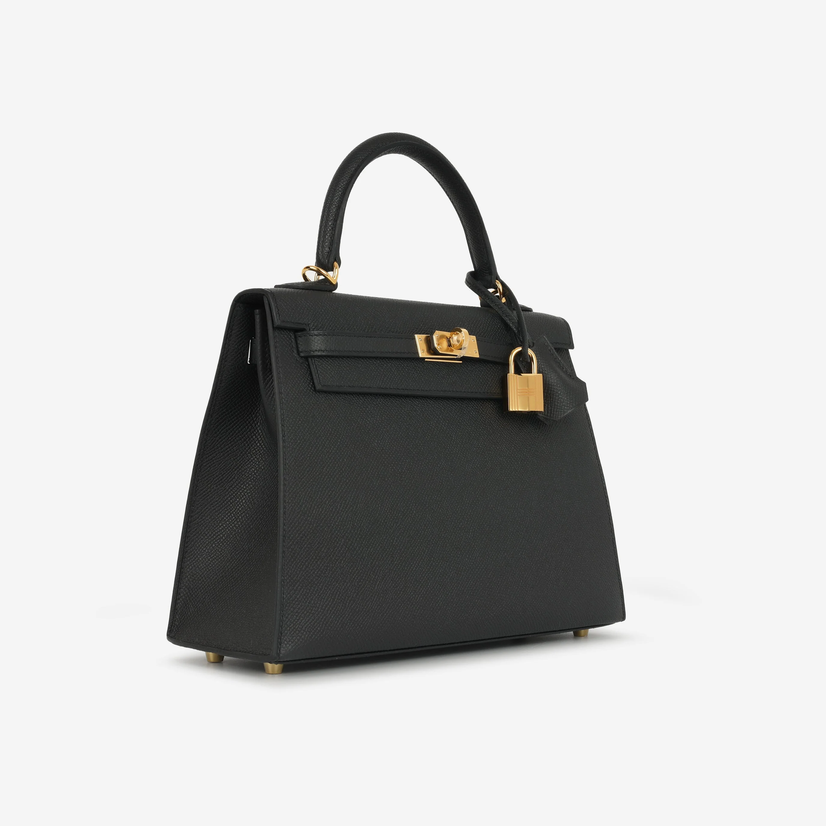 Hermès Kelly 25 - Black Epsom | Gold Hardware - Image 3