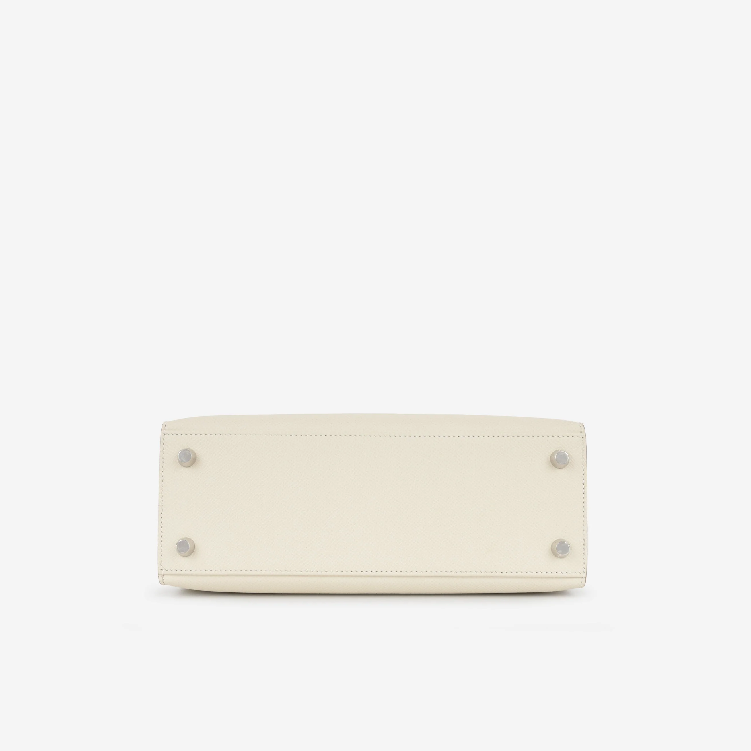 Hermès Kelly 25 - Craie Epsom | Palladium Hardware - Image 5