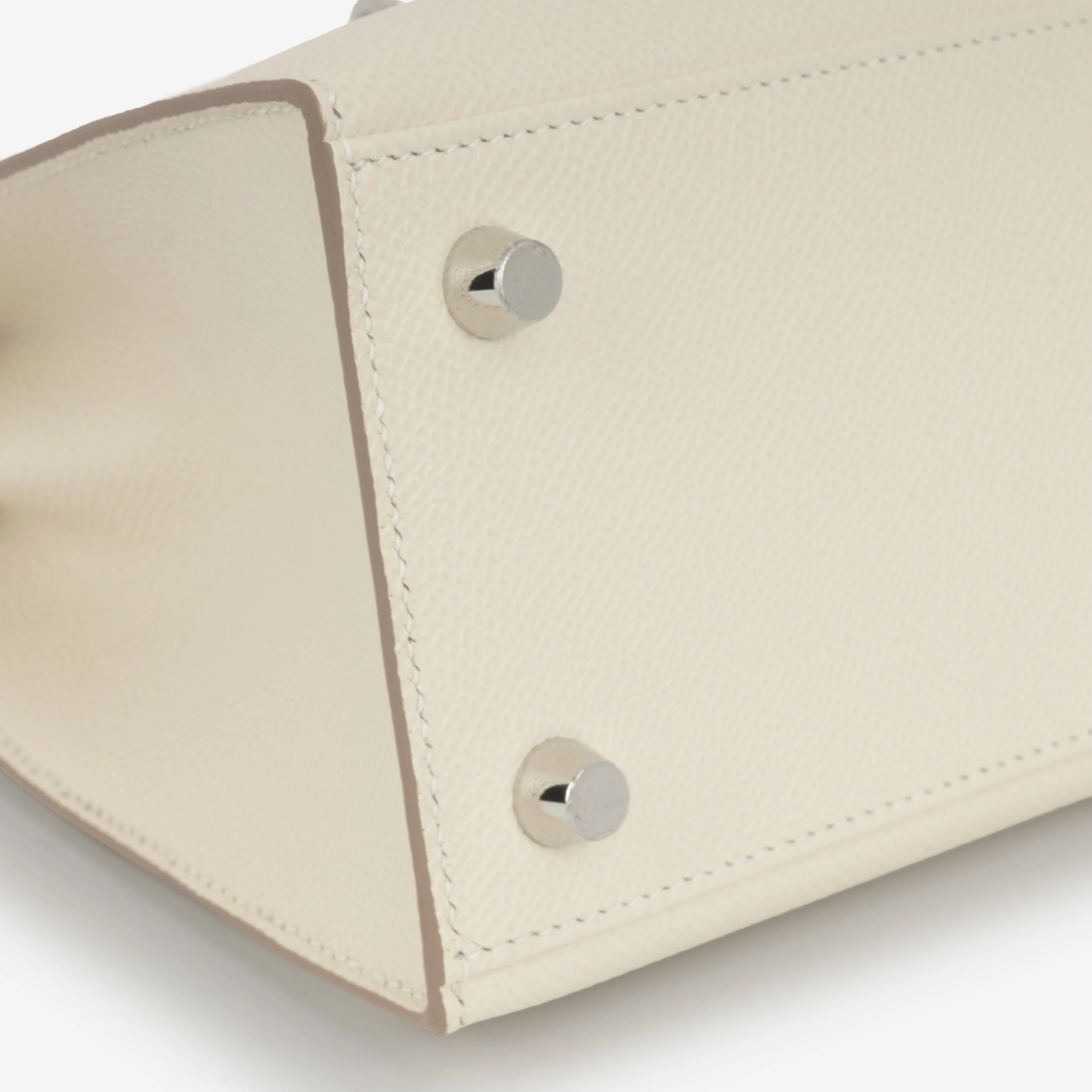 Hermès Kelly 25 - Craie Epsom | Palladium Hardware - Image 6