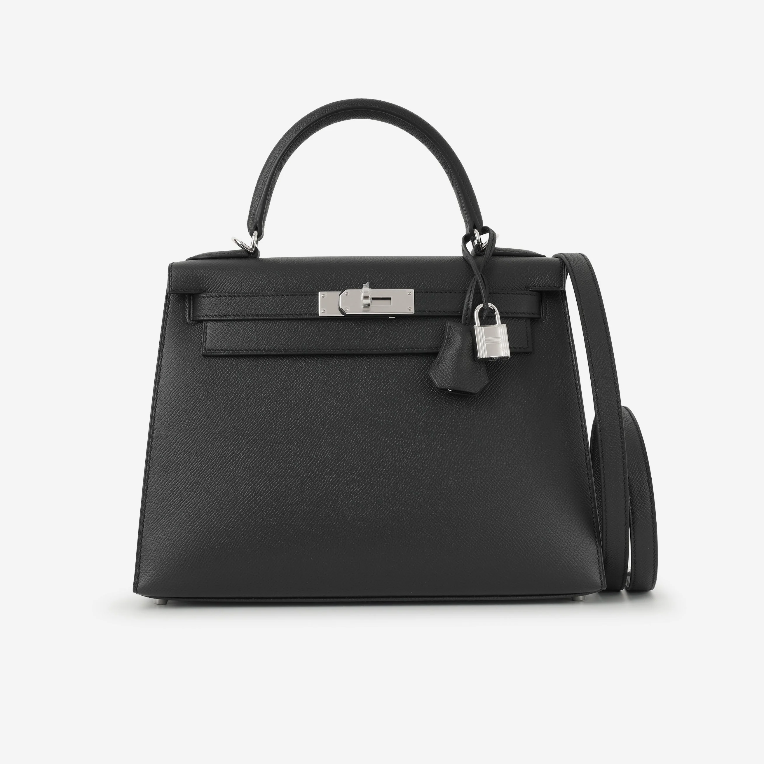 Hermès Kelly 28 - Noir Epsom - Image 7