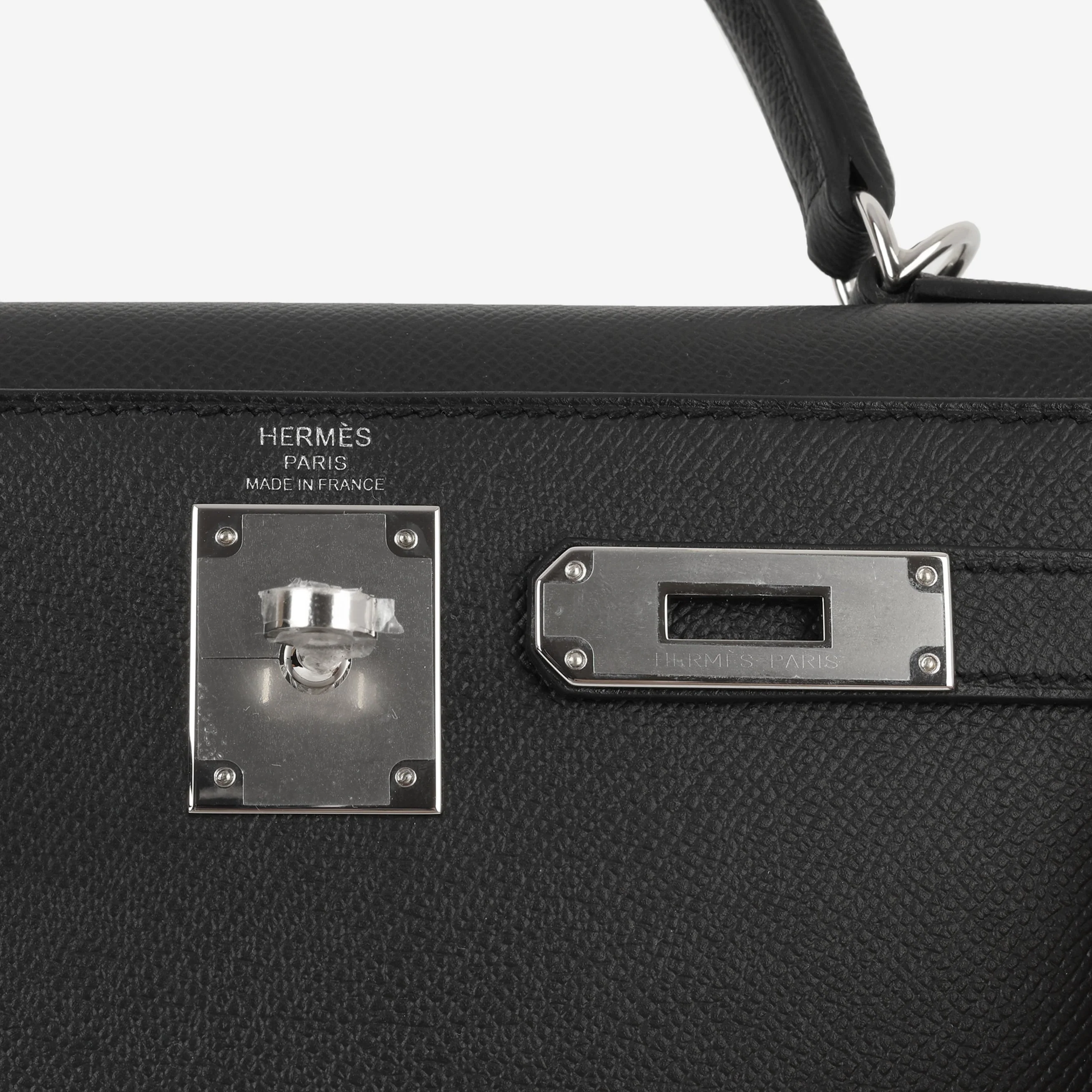 Hermès Kelly 28 - Noir Epsom - Image 8