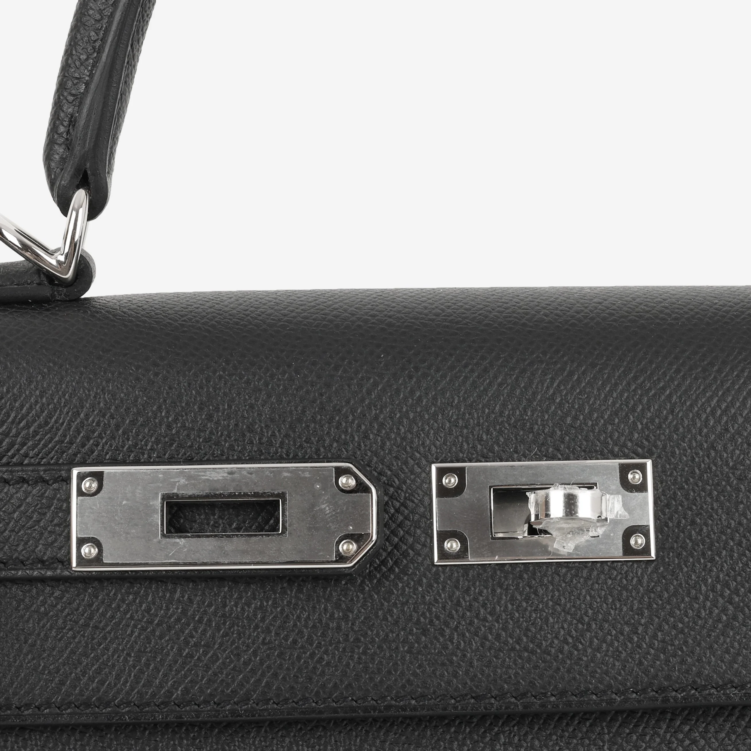 Hermès Kelly 28 - Noir Epsom - Image 9