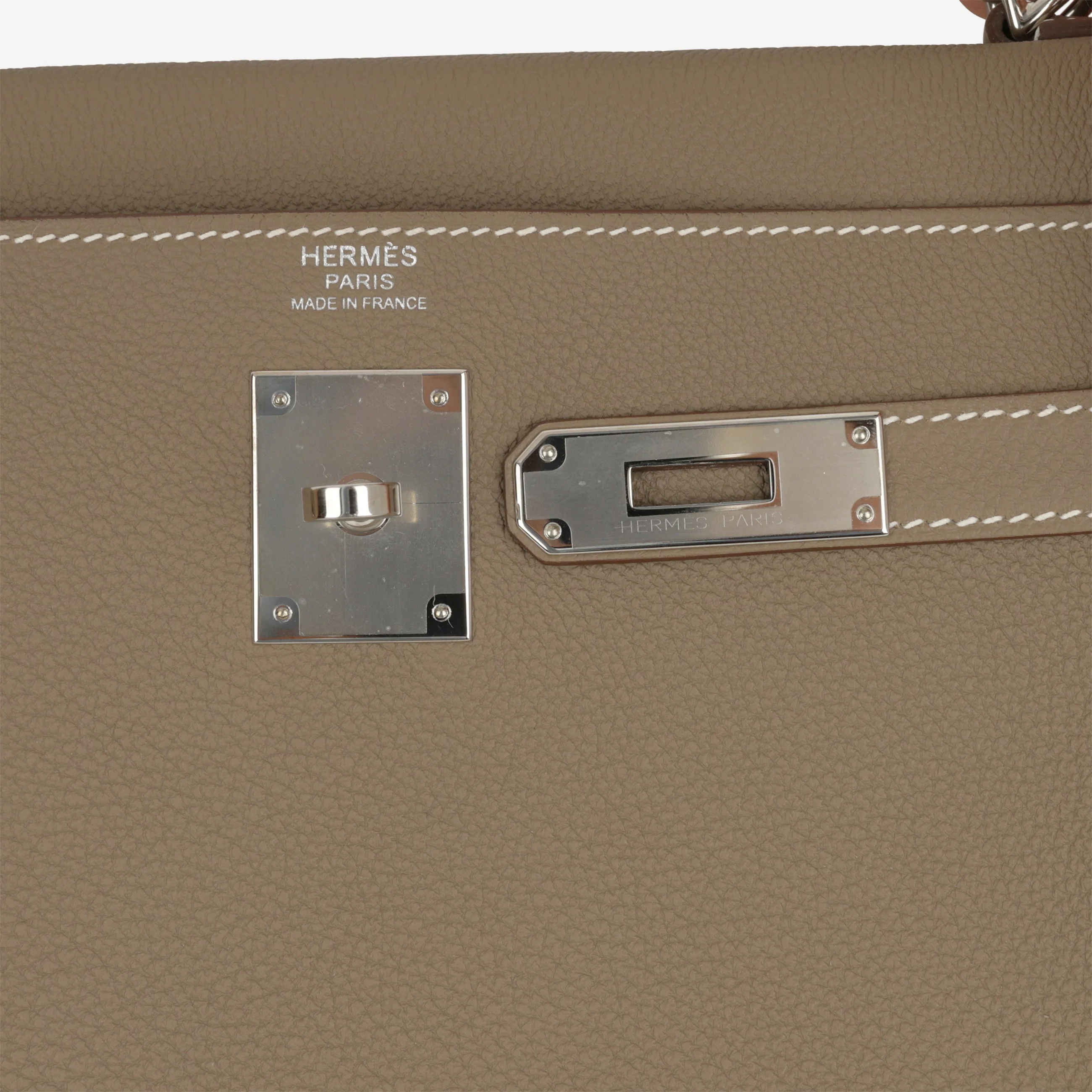 Hermès Kelly 32 - Etoupe Togo | Palladium Hardware - Image 10