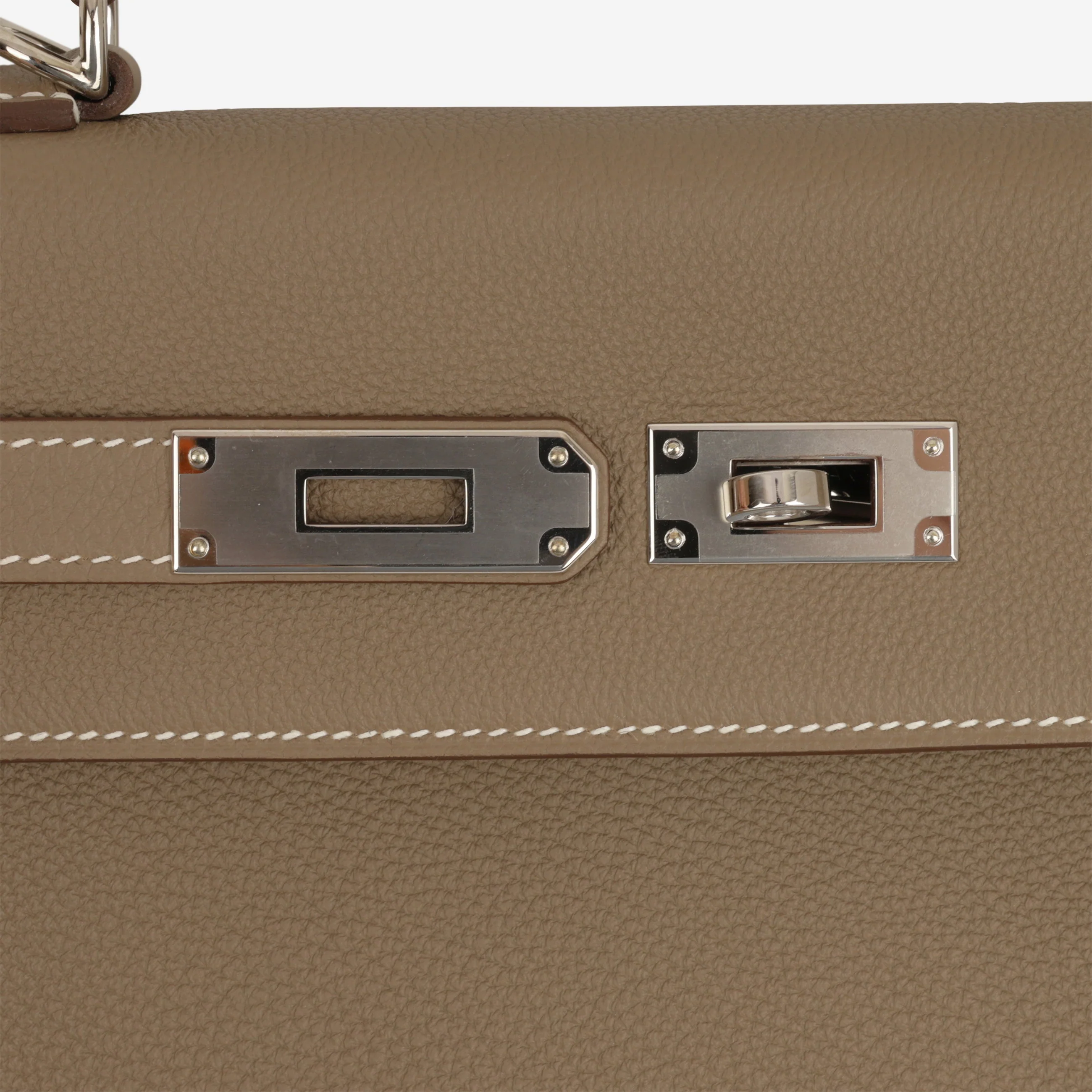 Hermès Kelly 32 - Etoupe Togo | Palladium Hardware - Image 9