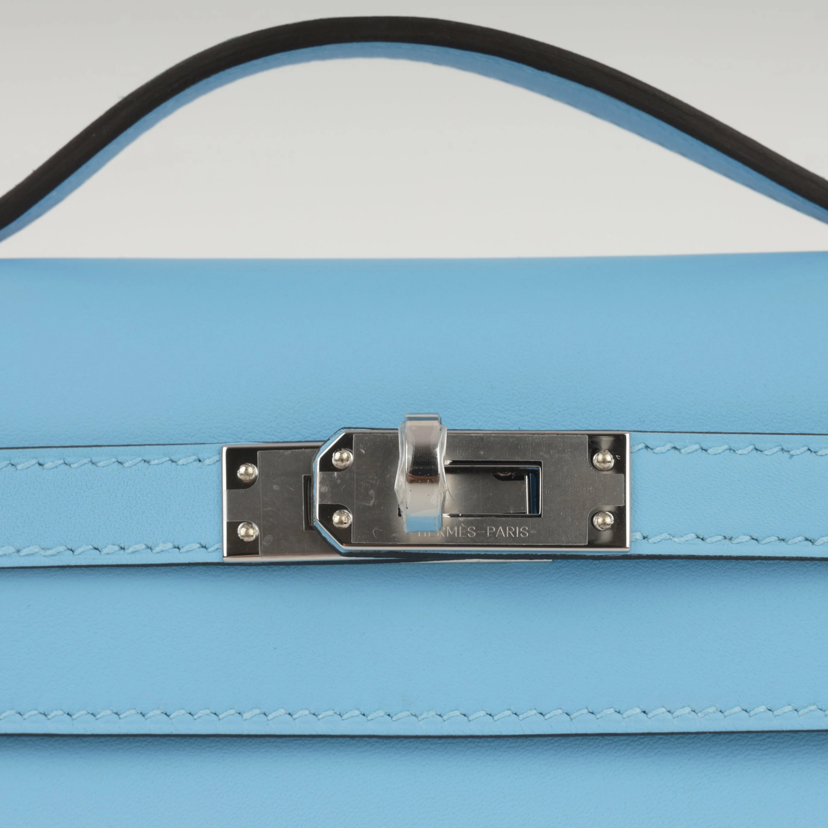 Hermès Hermès Kelly Pochette - Celeste - Image 3