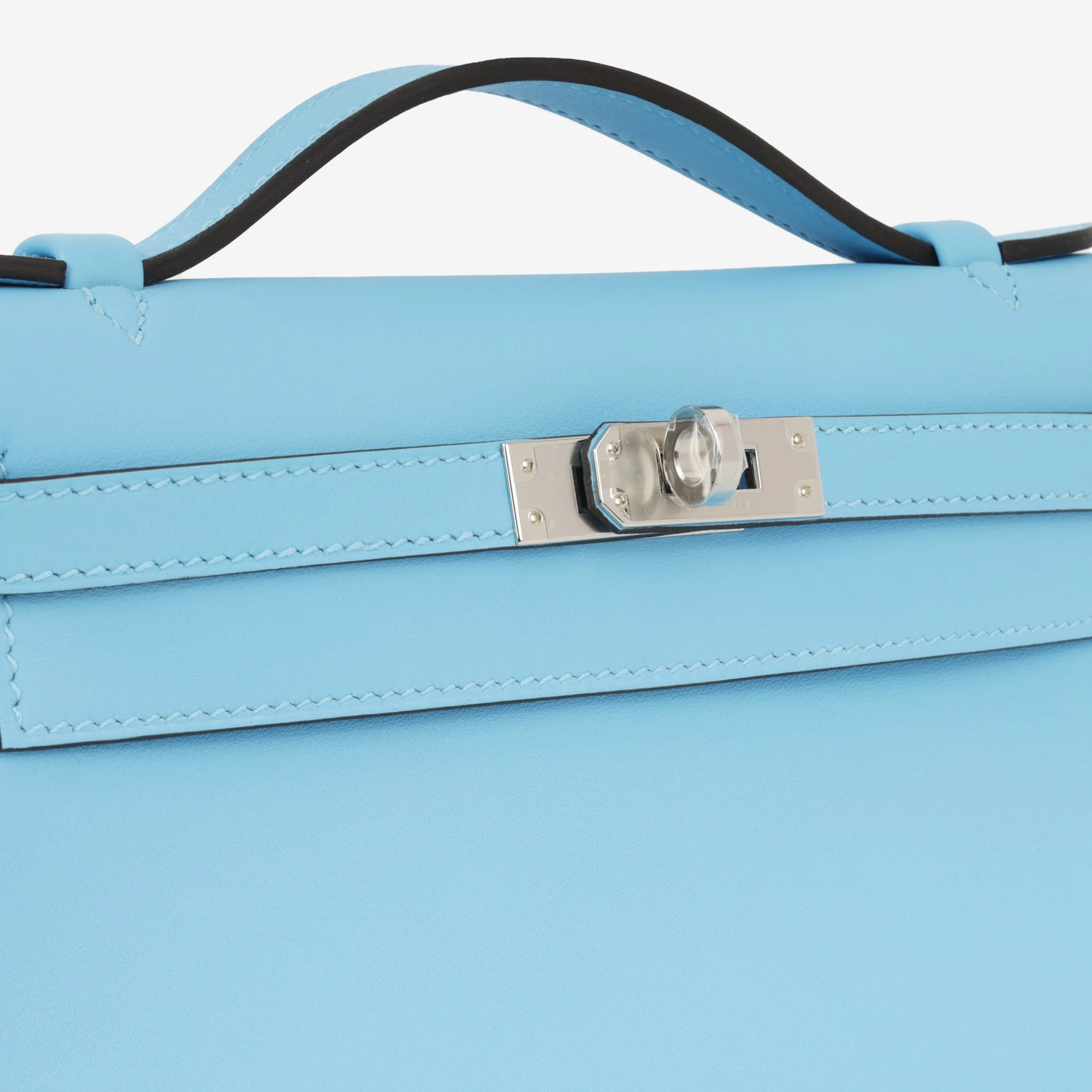 Hermès Hermès Kelly Pochette - Celeste - Image 8