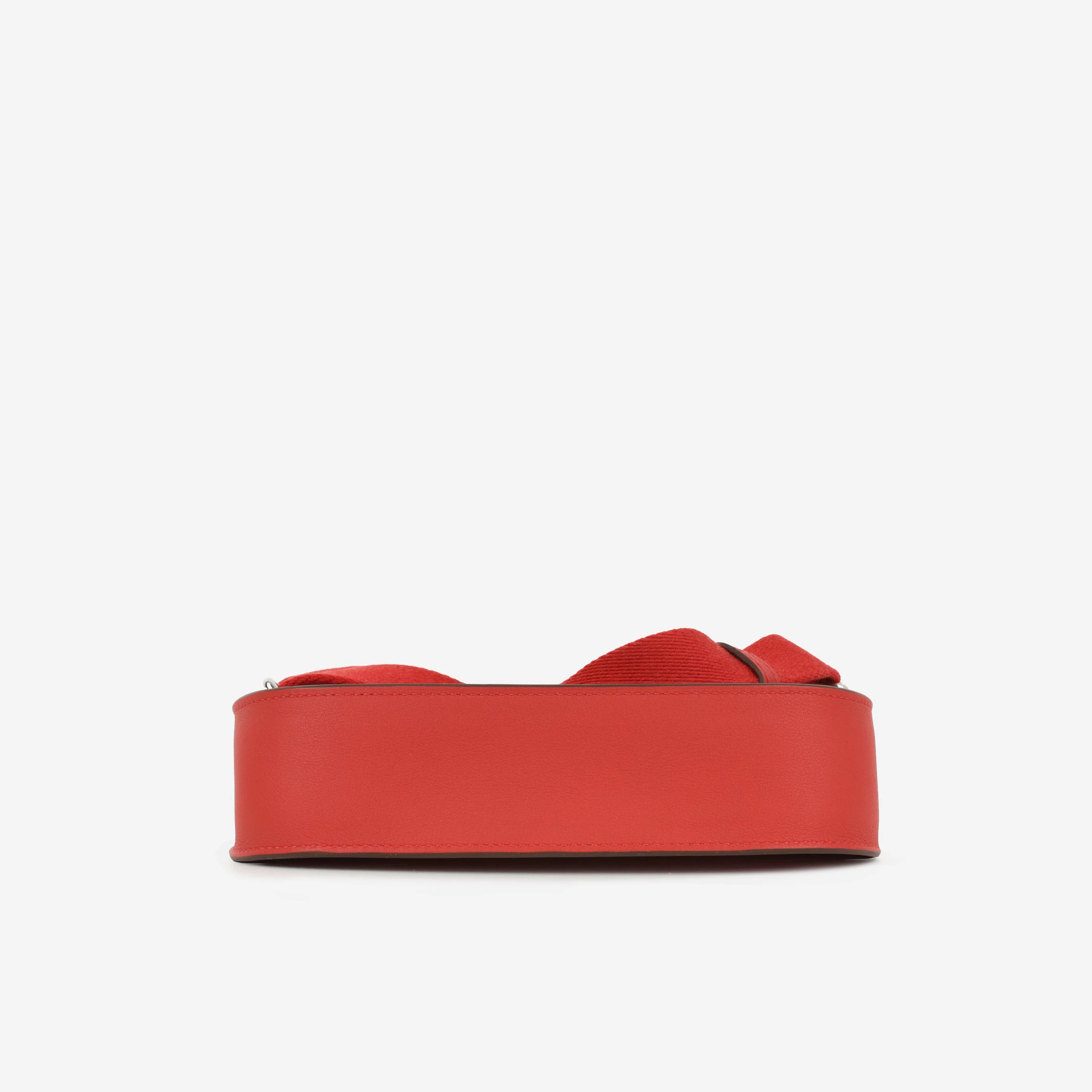 Hermès Mini Jypsiere - Rouge Vif Evercolour | Palladium Hardware - Image 3