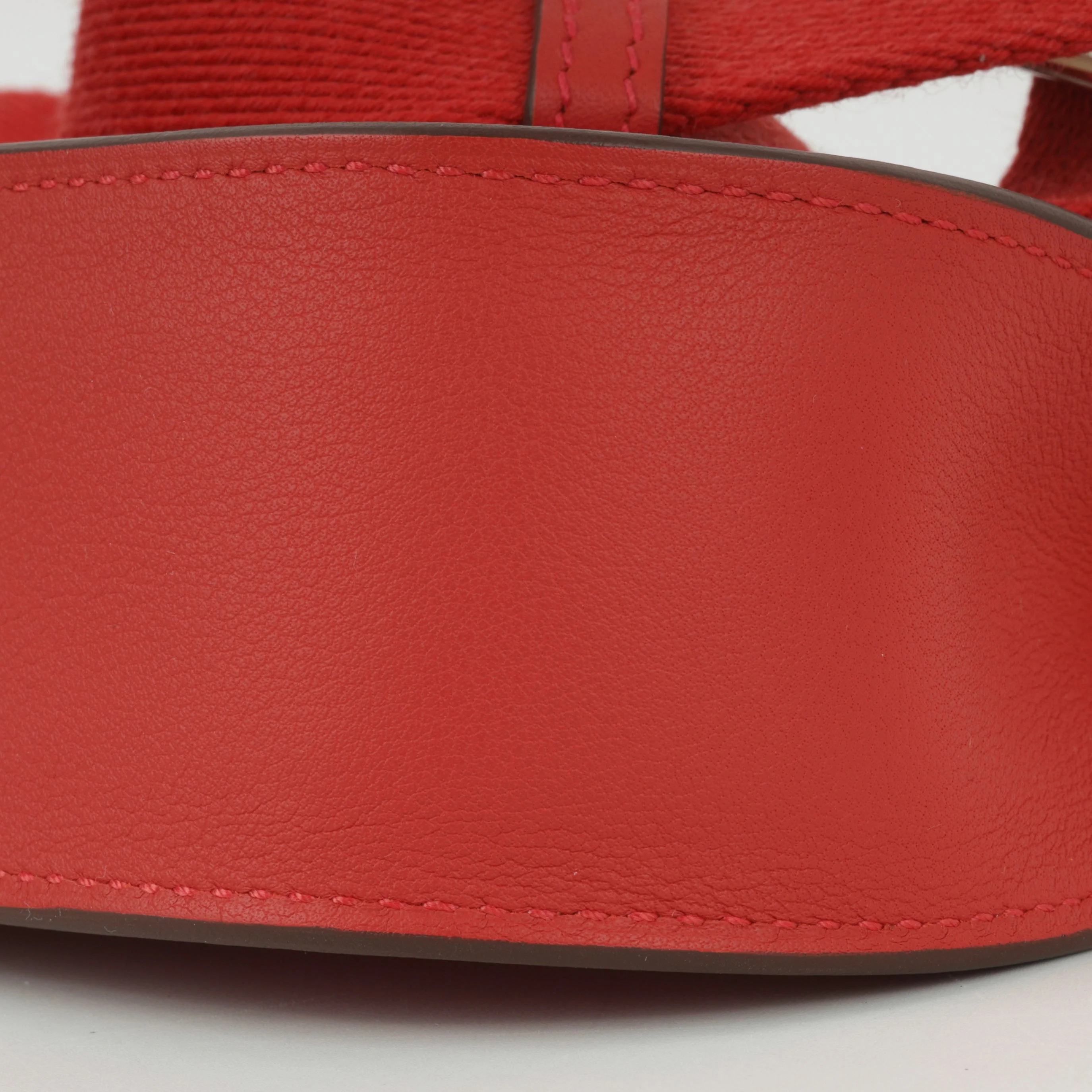 Hermès Mini Jypsiere - Rouge Vif Evercolour | Palladium Hardware - Image 5