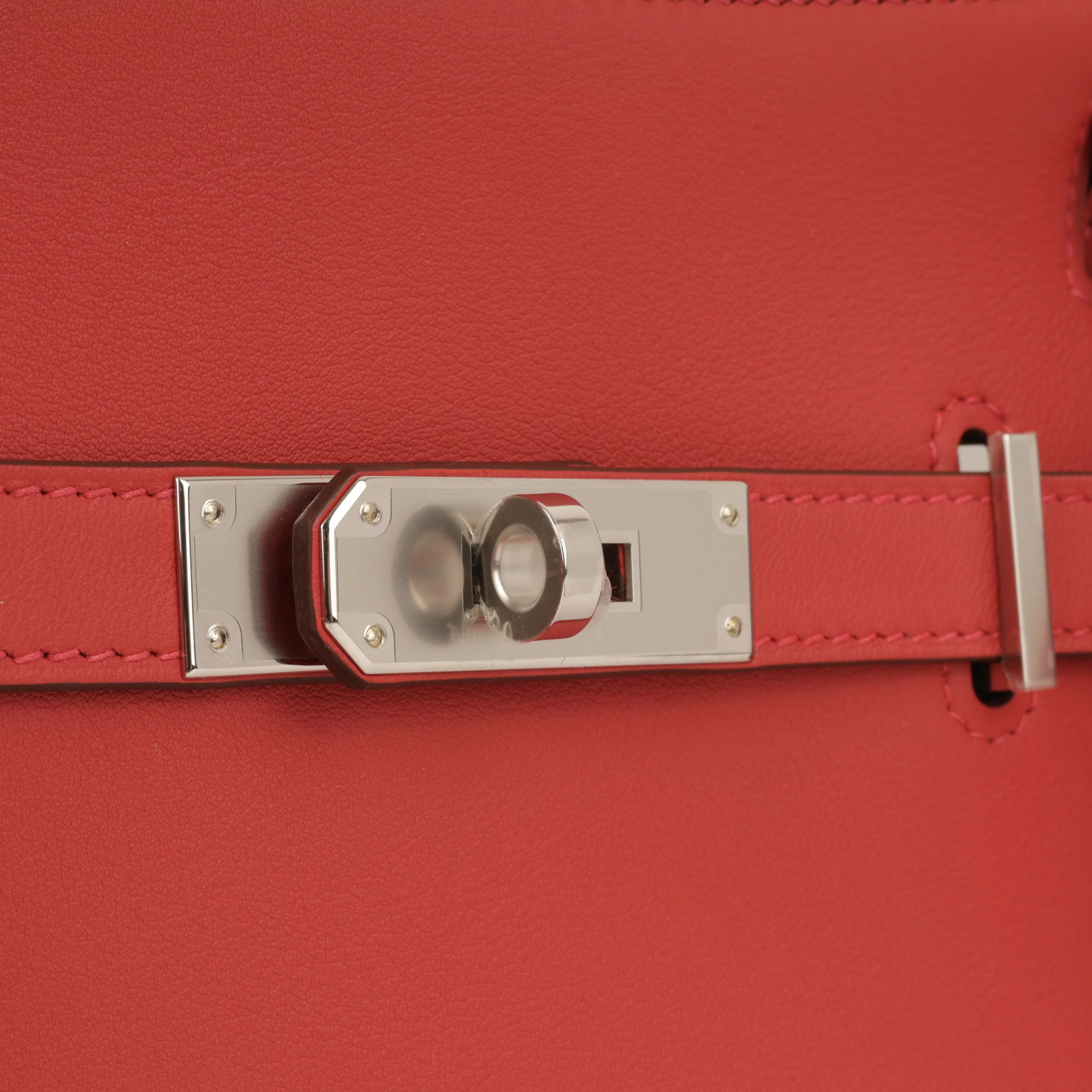 Hermès Mini Jypsiere - Rouge Vif Evercolour | Palladium Hardware - Image 8