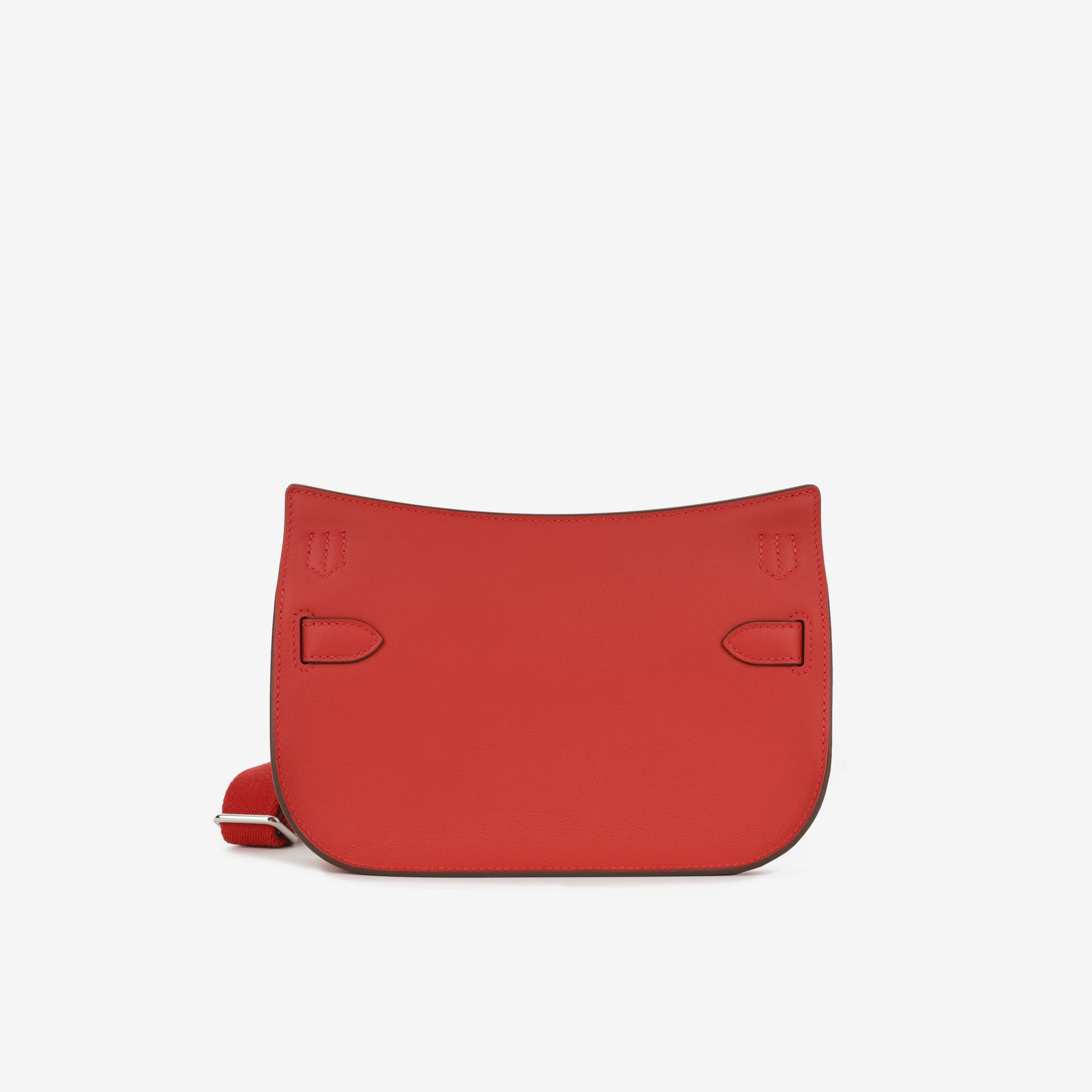Hermès Mini Jypsiere - Rouge Vif Evercolour | Palladium Hardware - Image 9