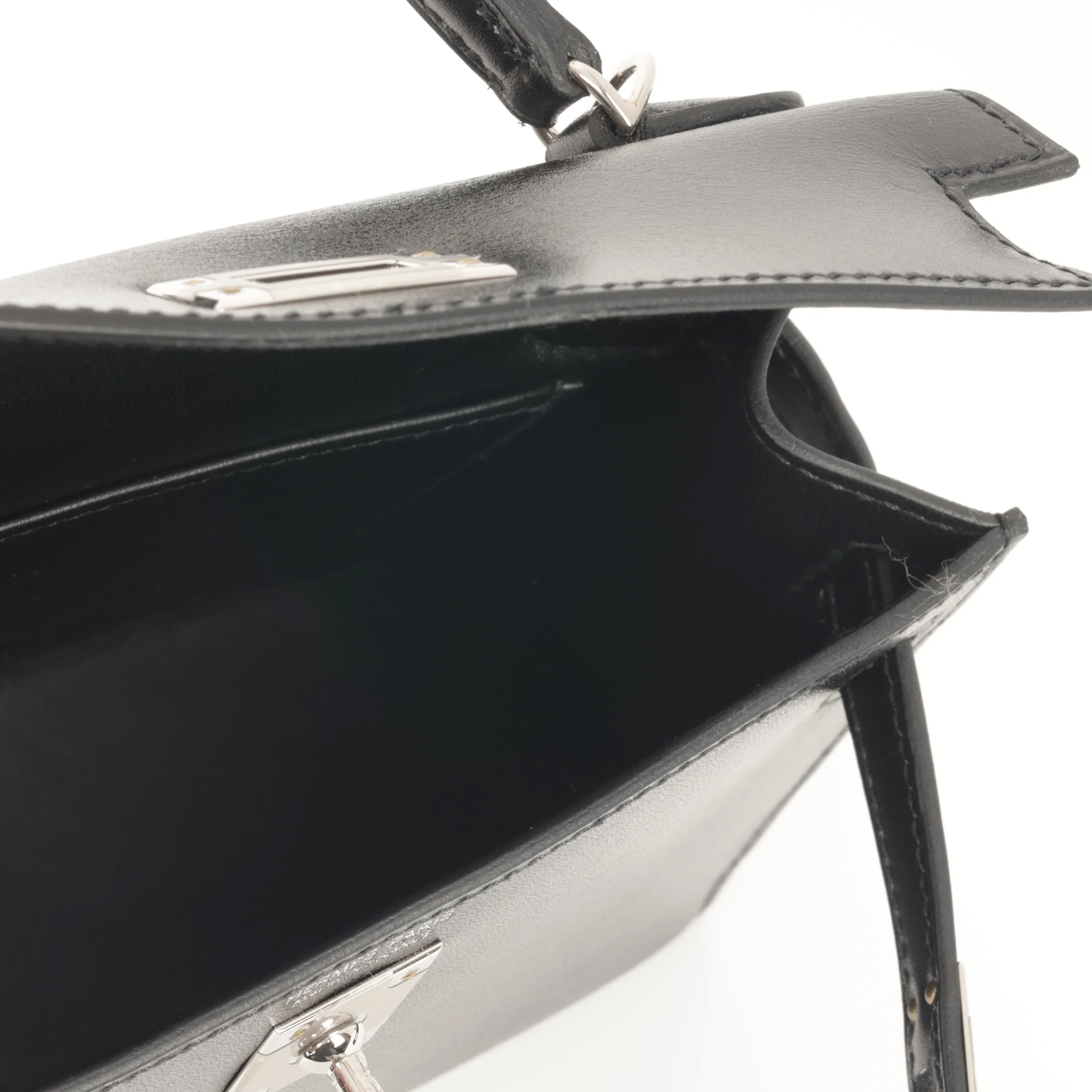 Hermès Mini Kelly - Noir Box Calf - Image 3