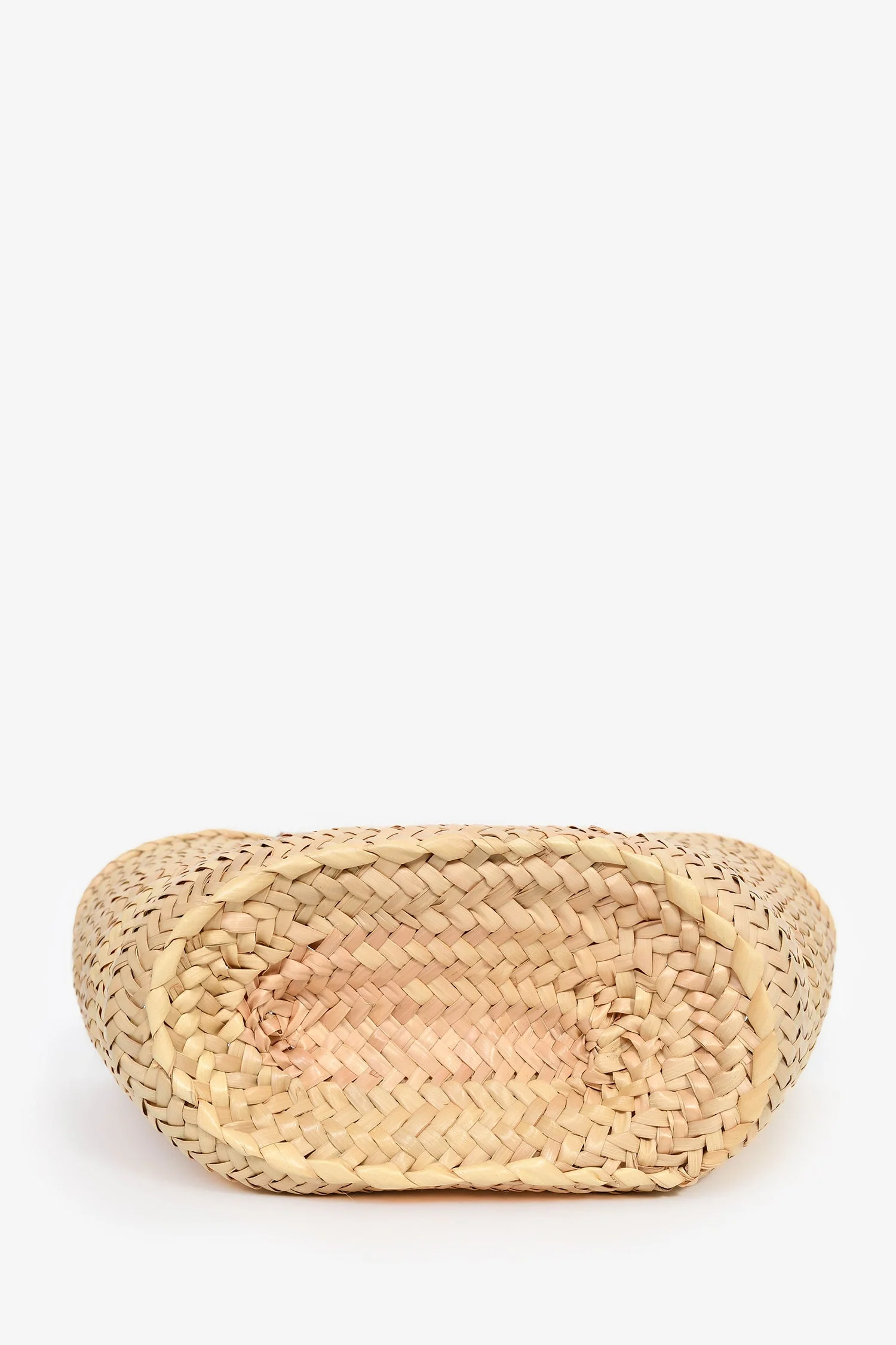 Loewe Palm Leaf/Brown Leather Classic Medium Basket Bag - Image 5