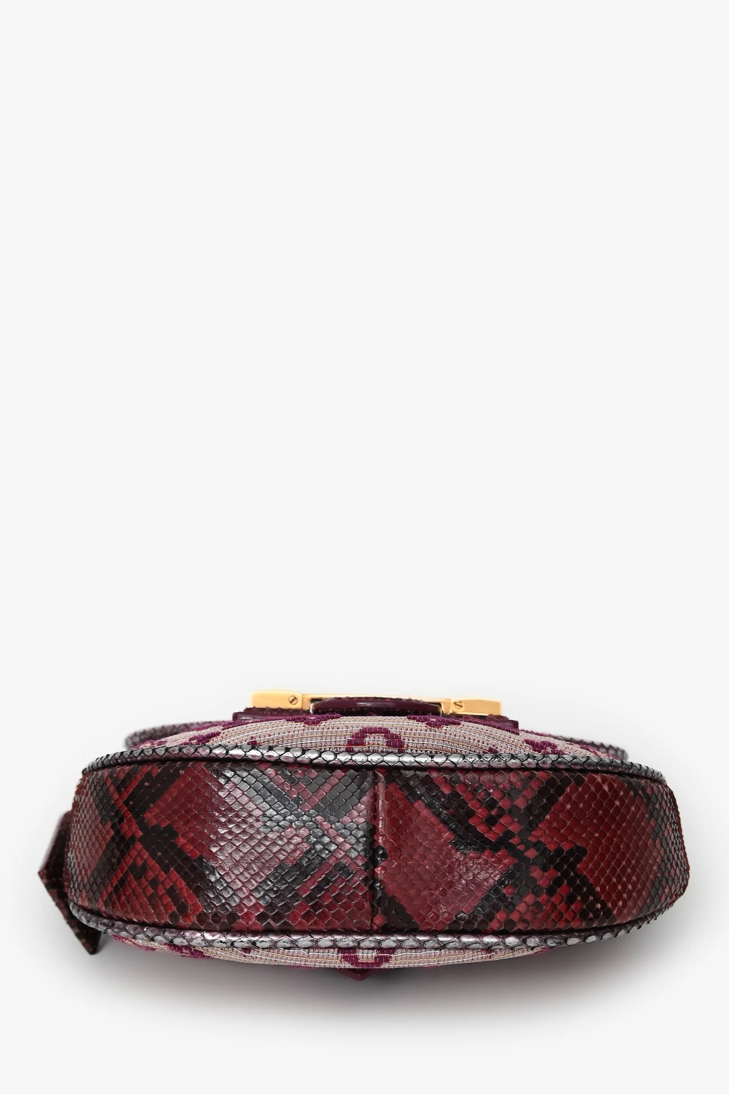 Louis Vuitton 2011 Limited Edition Purple Monogram Python Trim 'Empire Ponant' Crossbody Bag - Image 5