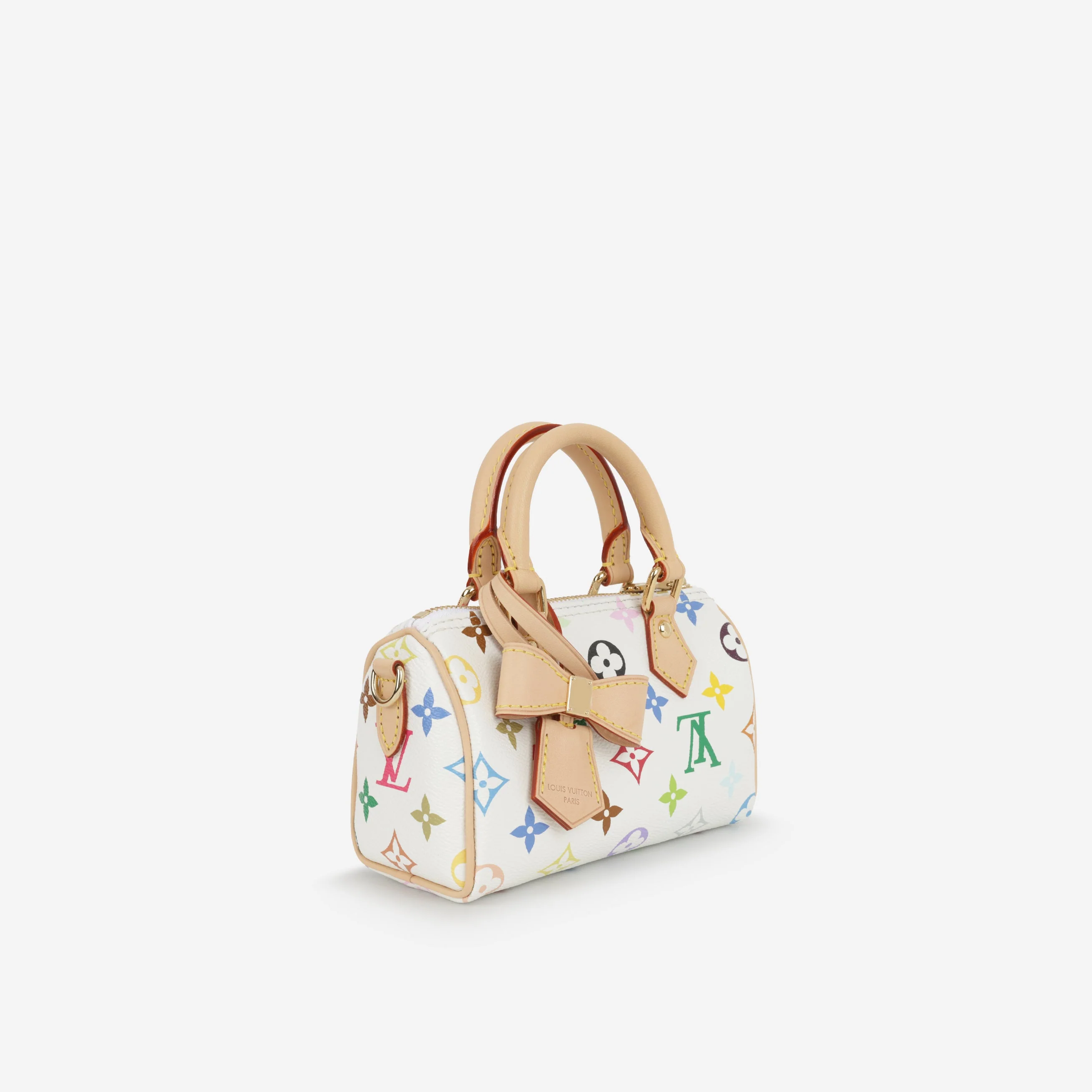 Louis Vuitton X Takashi Murakami Nano Speedy - Multicolore Monogram | Gold Hardware - Image 3