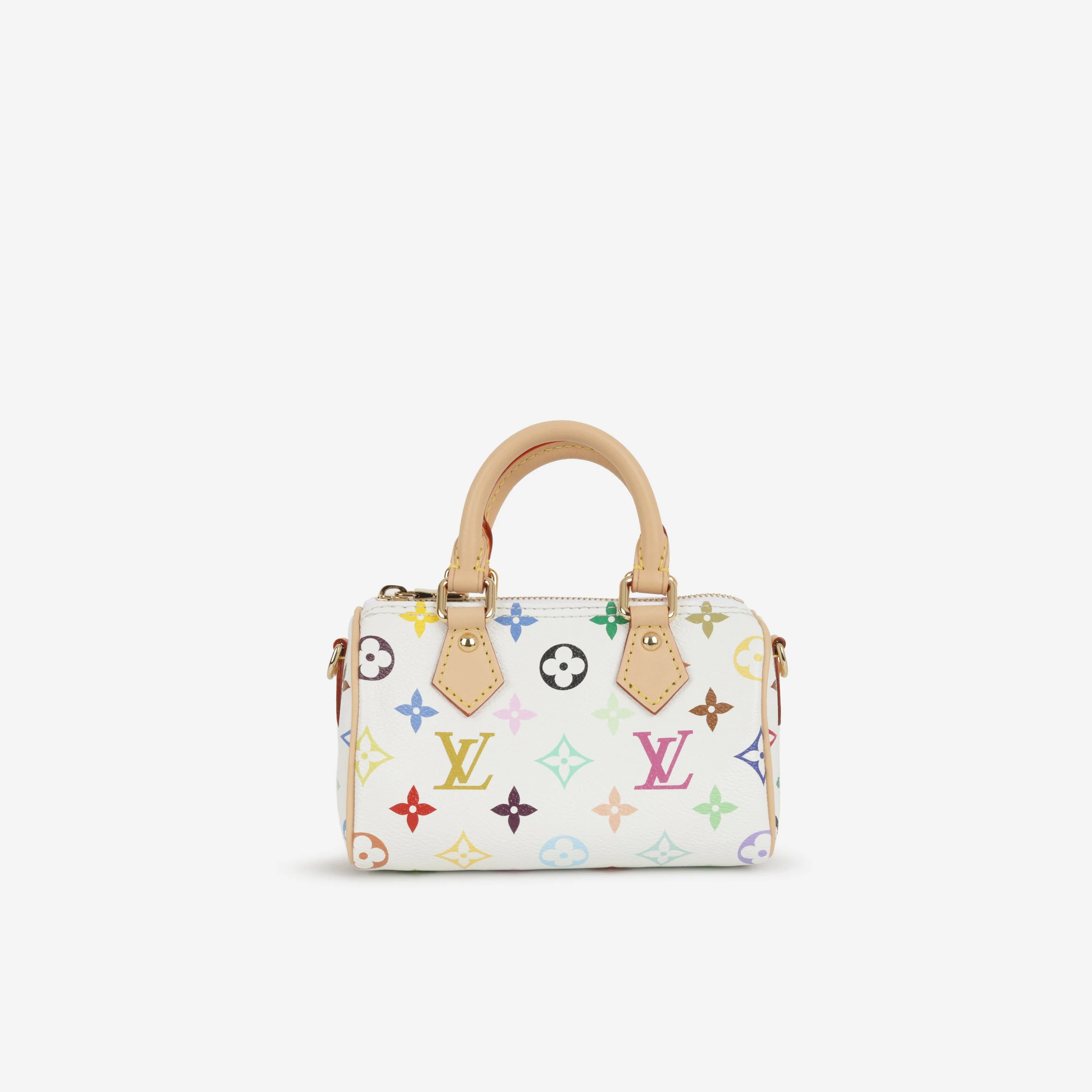 Louis Vuitton X Takashi Murakami Nano Speedy - Multicolore Monogram | Gold Hardware - Image 4