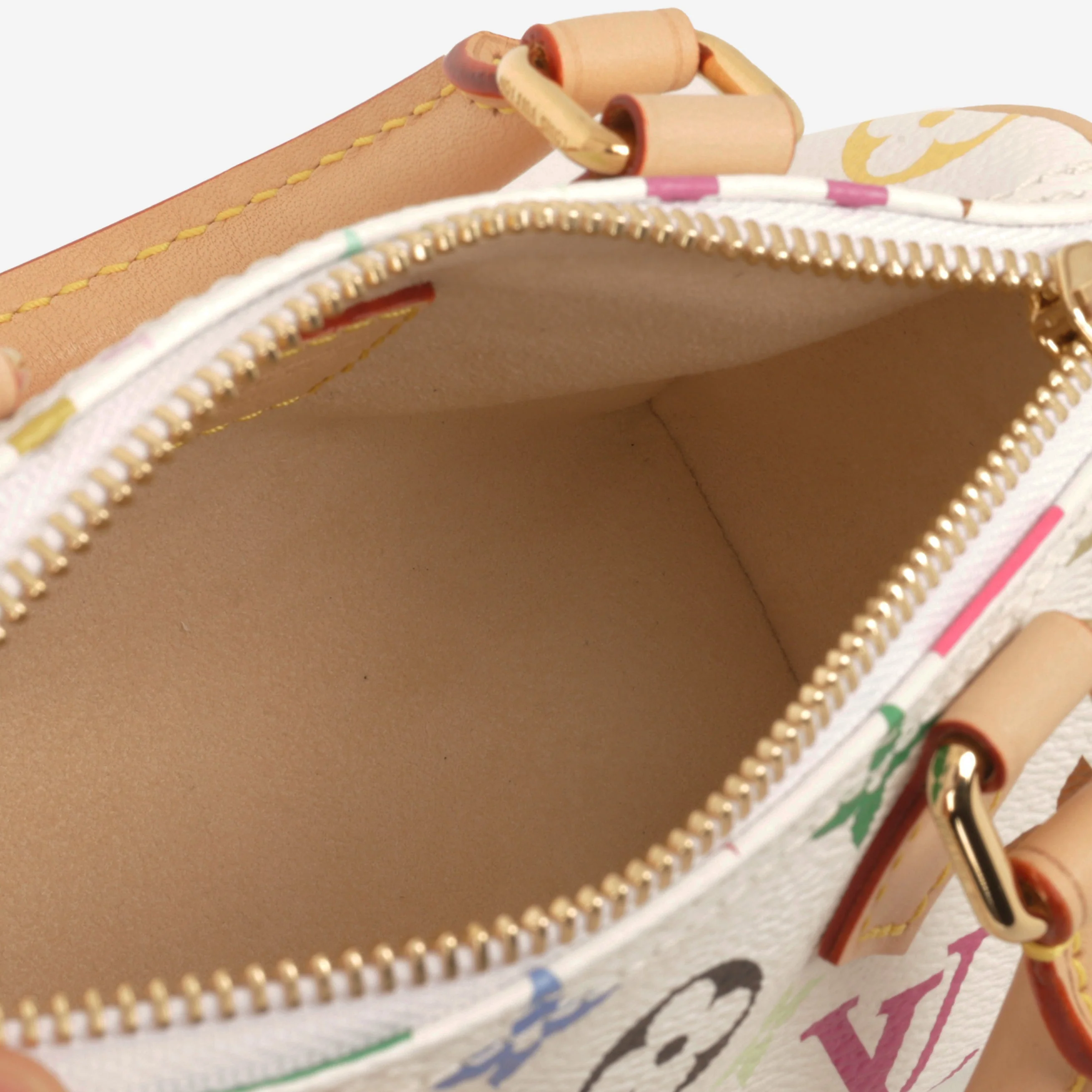 Louis Vuitton X Takashi Murakami Nano Speedy - Multicolore Monogram | Gold Hardware - Image 6