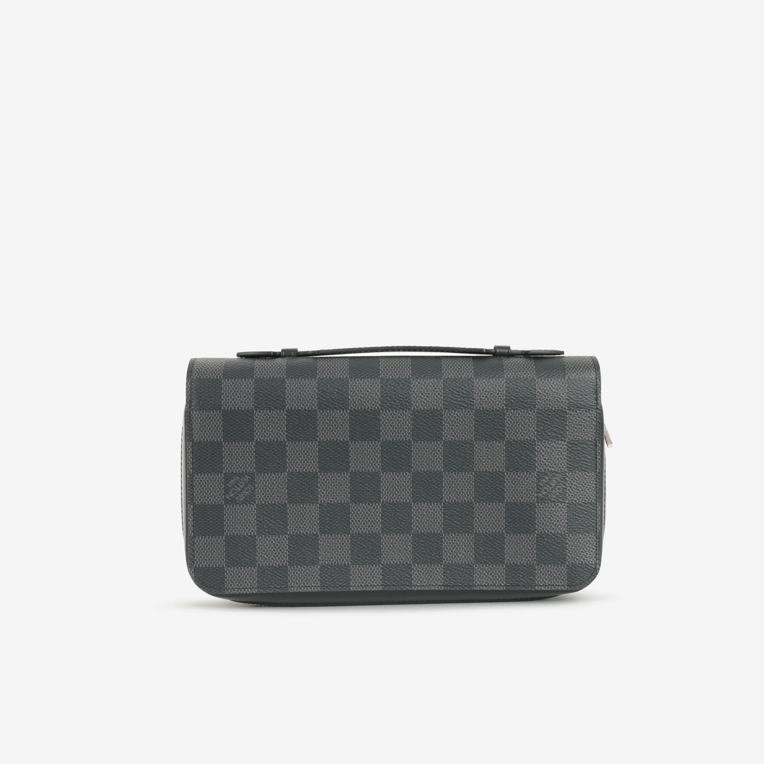 Louis Vuitton Zippy XL Wallet - Damier Graphite Canvas | Silver Hardware - Image 4