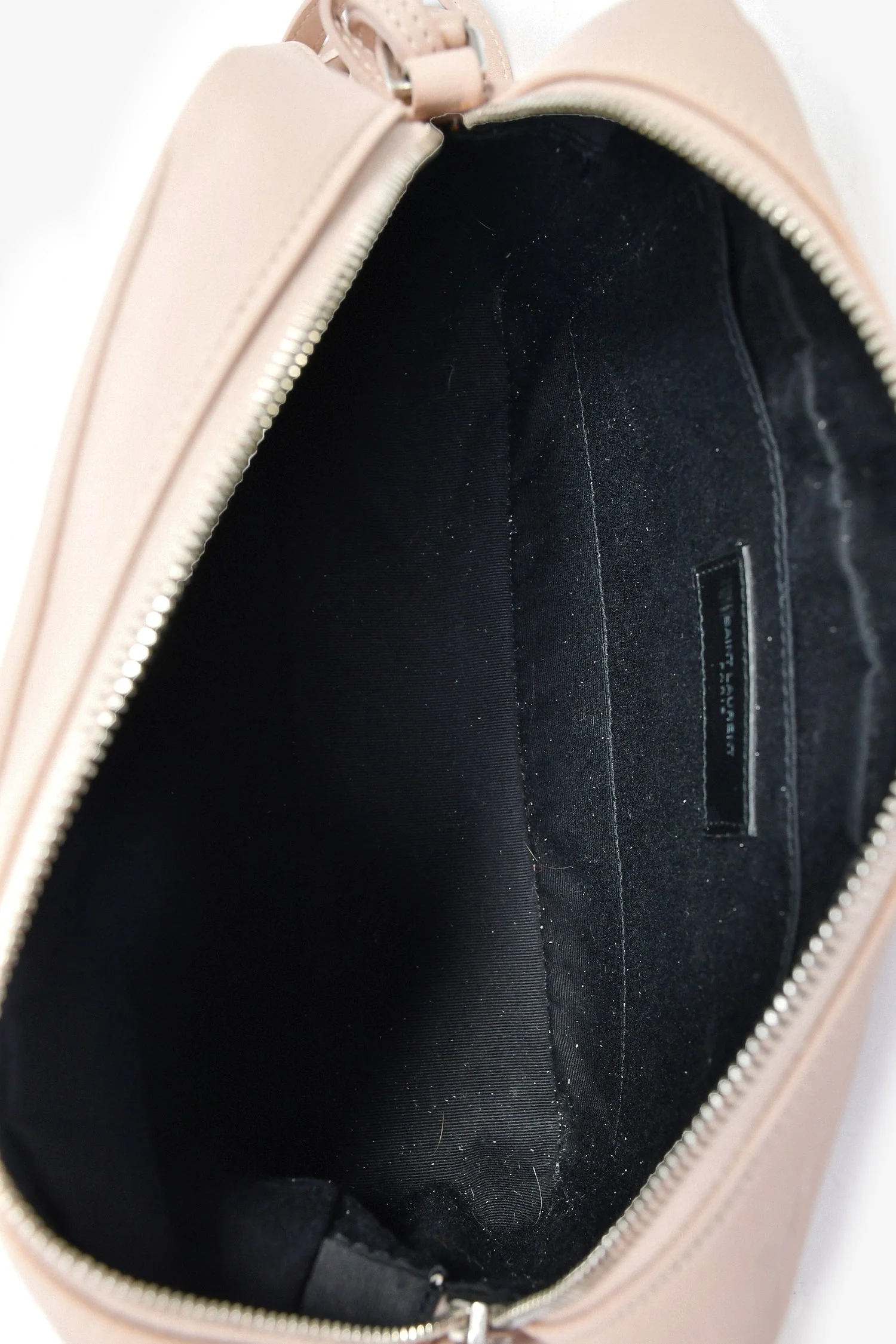 Saint Laurent 2017 Blush Pink Leather Tassel Camera Crossbody - Image 7